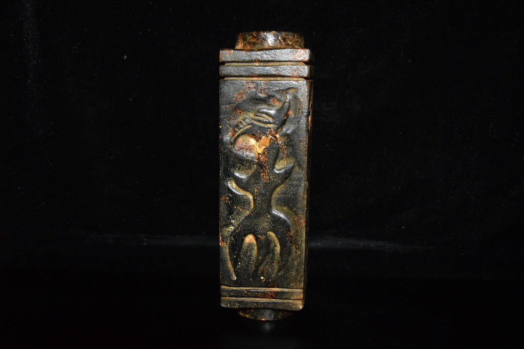 Chinese antique meteorite jade sect