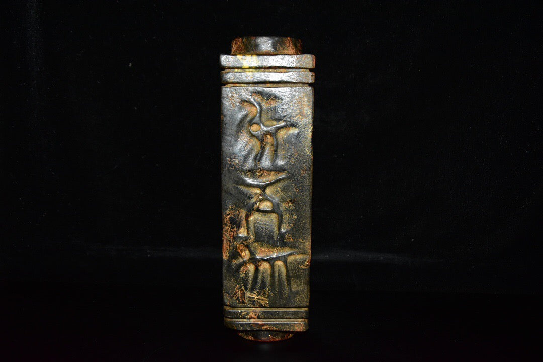 Chinese antique meteorite jade sect