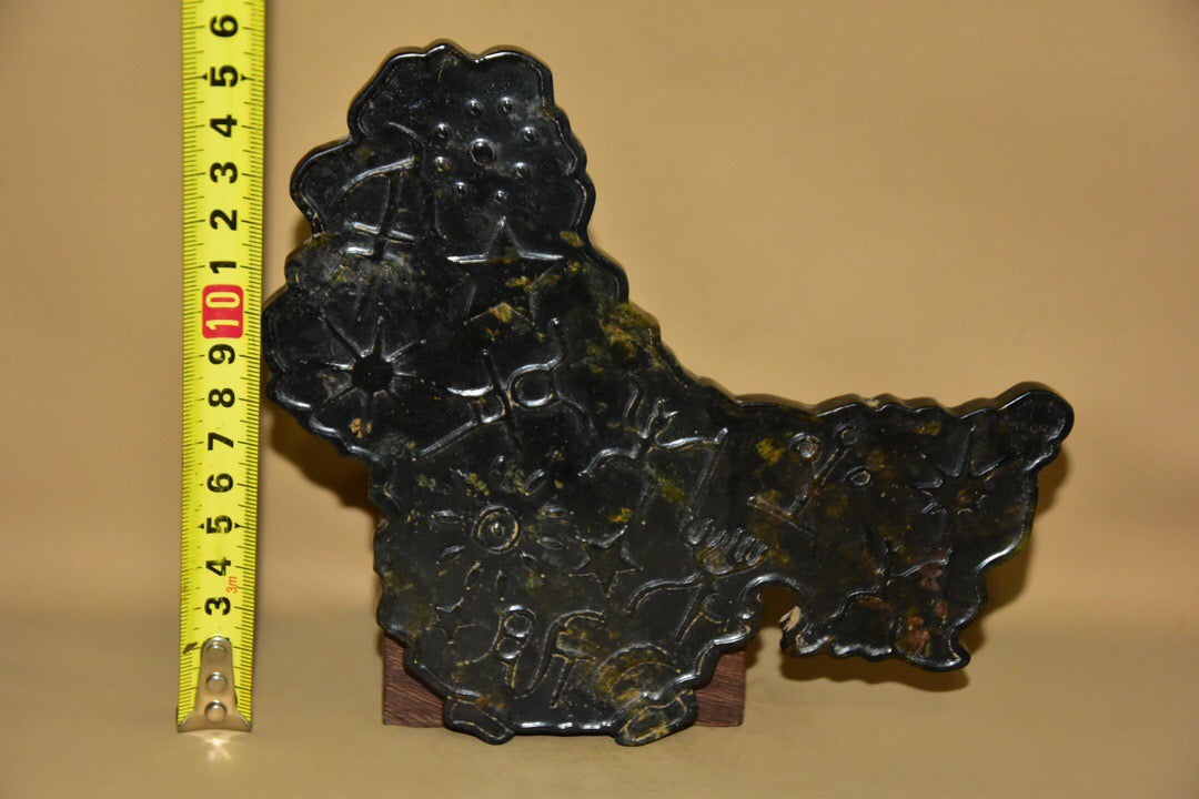 Chinese antique meteorite map
