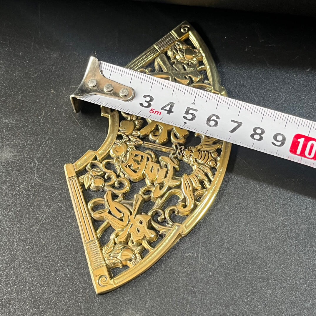 Chinese antique pure copper auspicious pendant