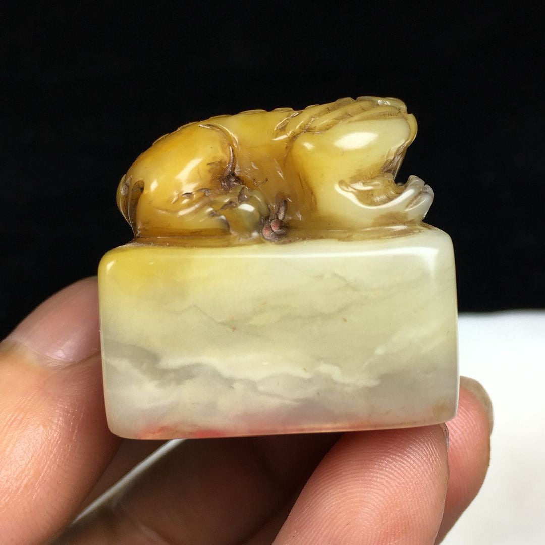 Chinese Antique Bronze - Inscription Error Golden Deer Lamp