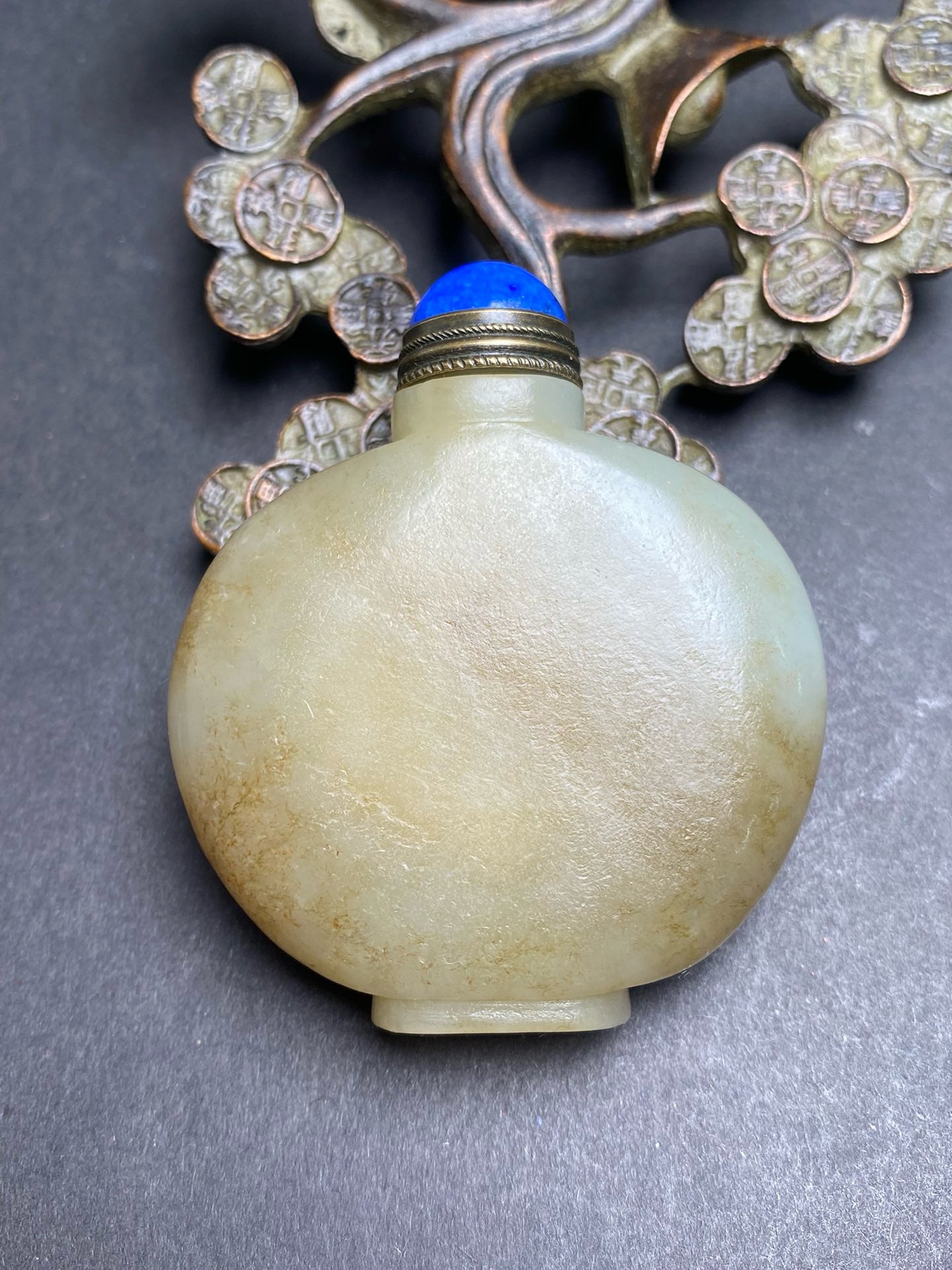 Chinese antique Hotan Jade snuff bottle