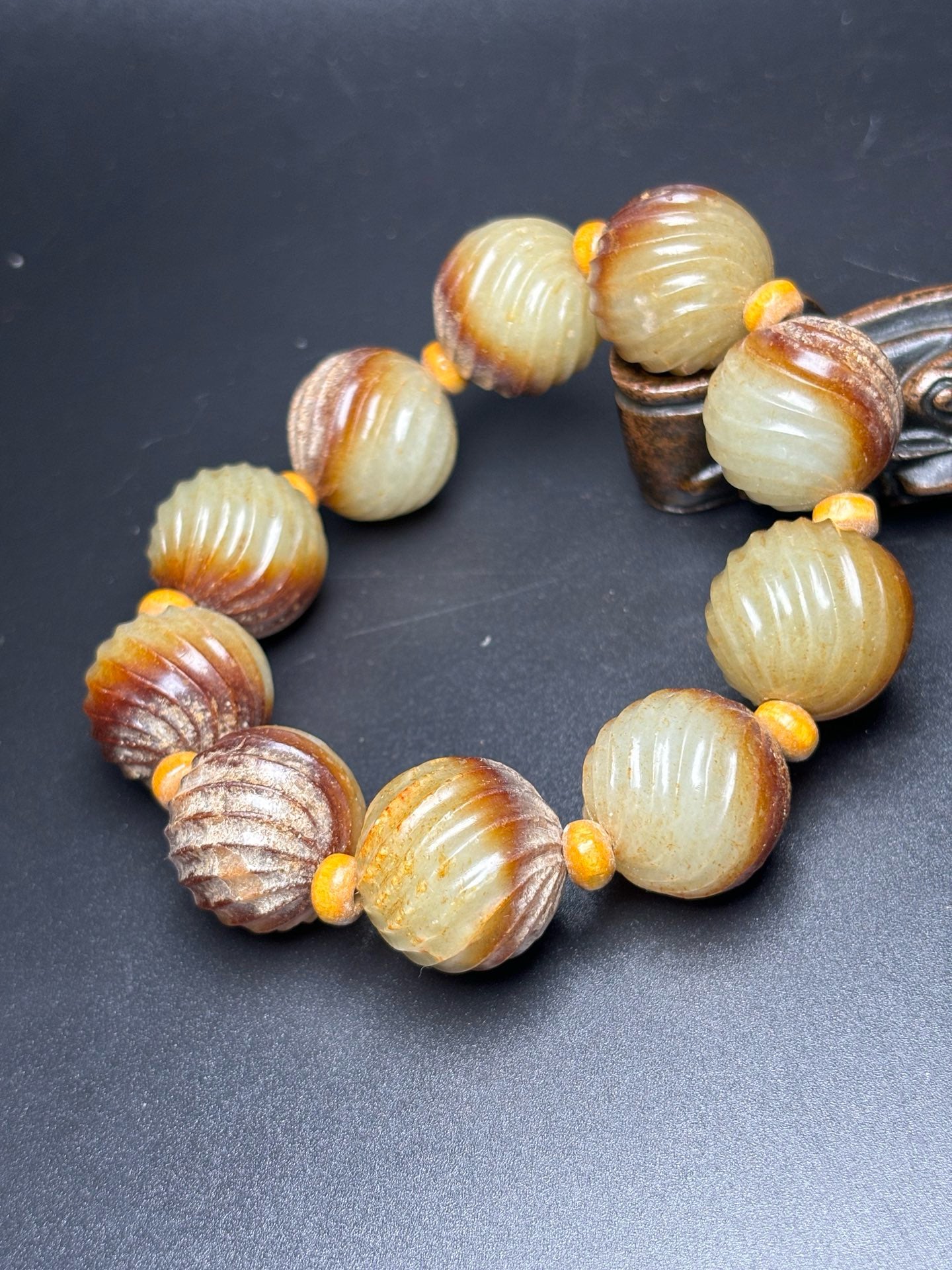 Chinese antique Hotan Jade bracelet