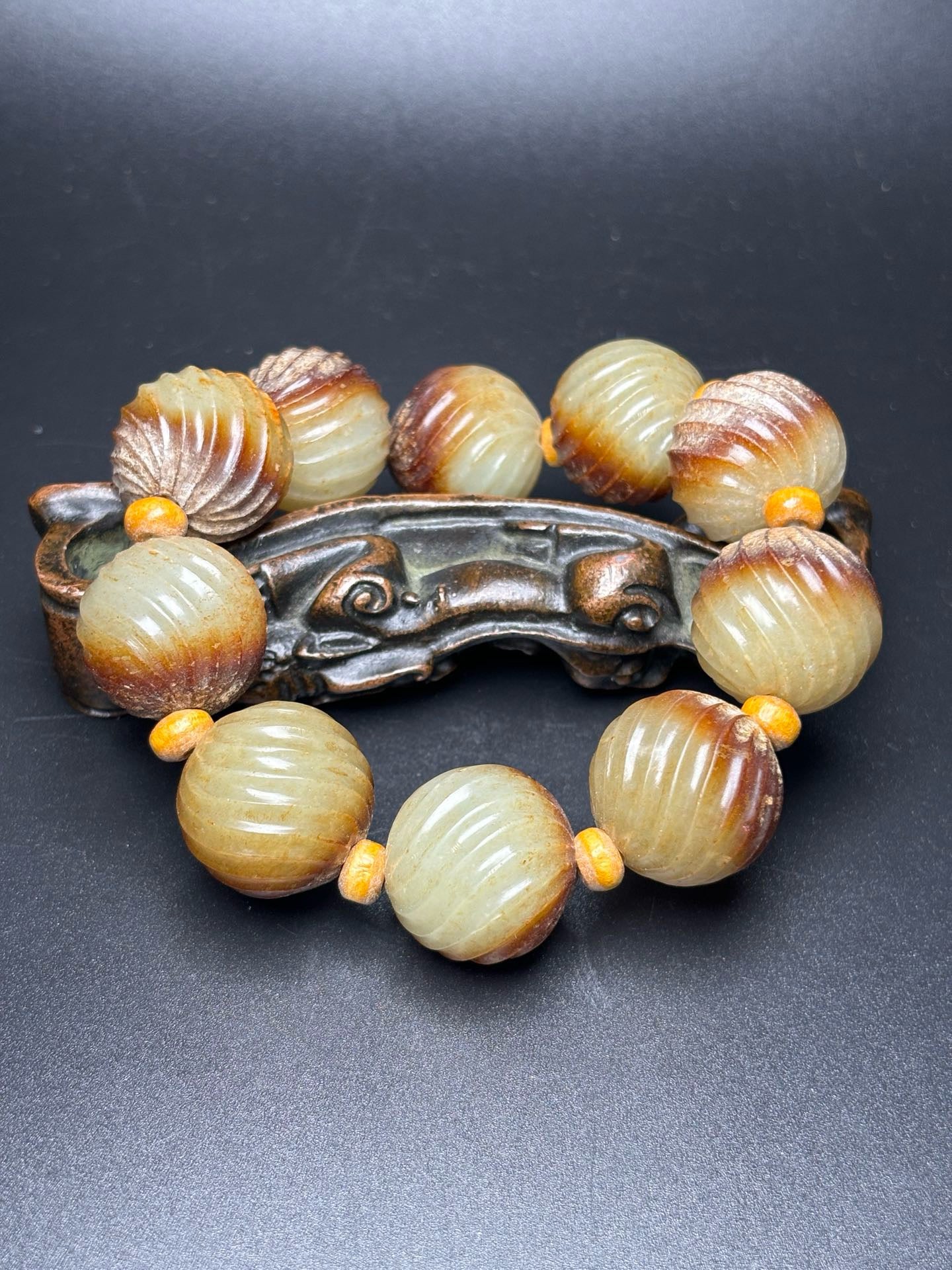 Chinese antique Hotan Jade bracelet