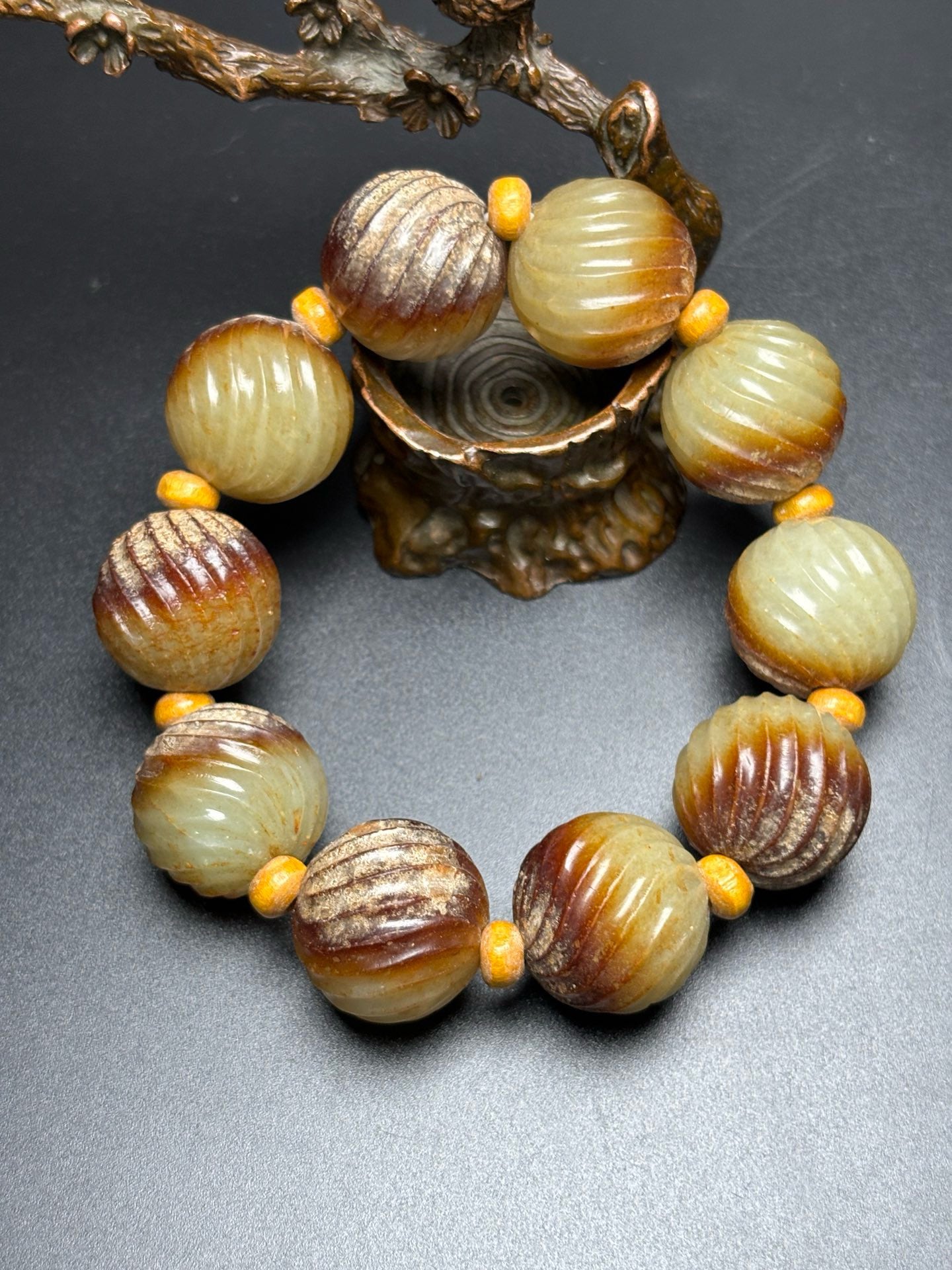 Chinese antique Hotan Jade bracelet