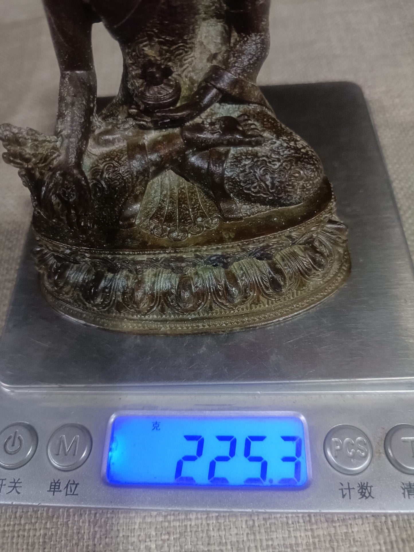 Chinese antique pure copper Buddha statue