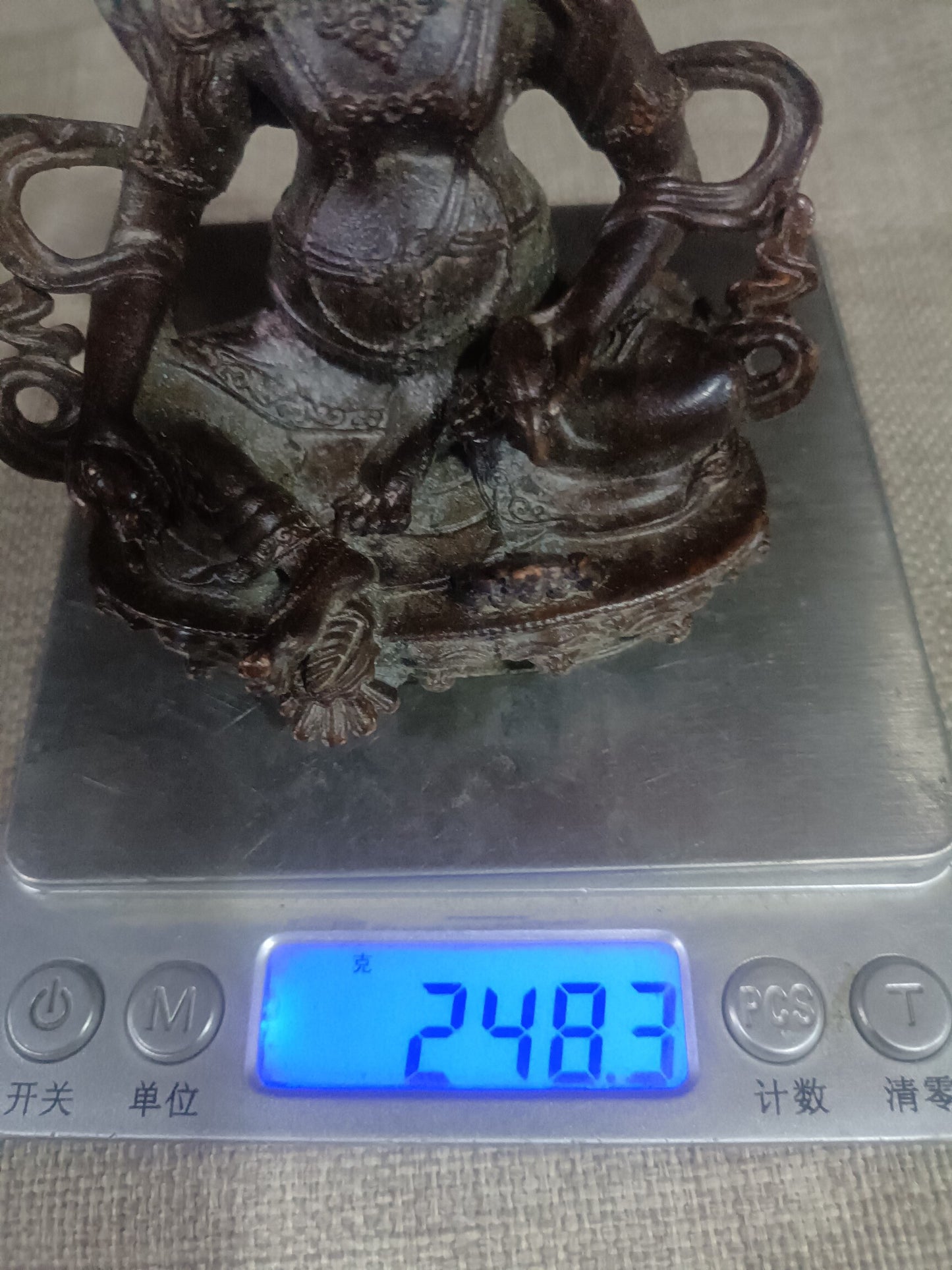 Chinese antique pure copper Buddha statue
