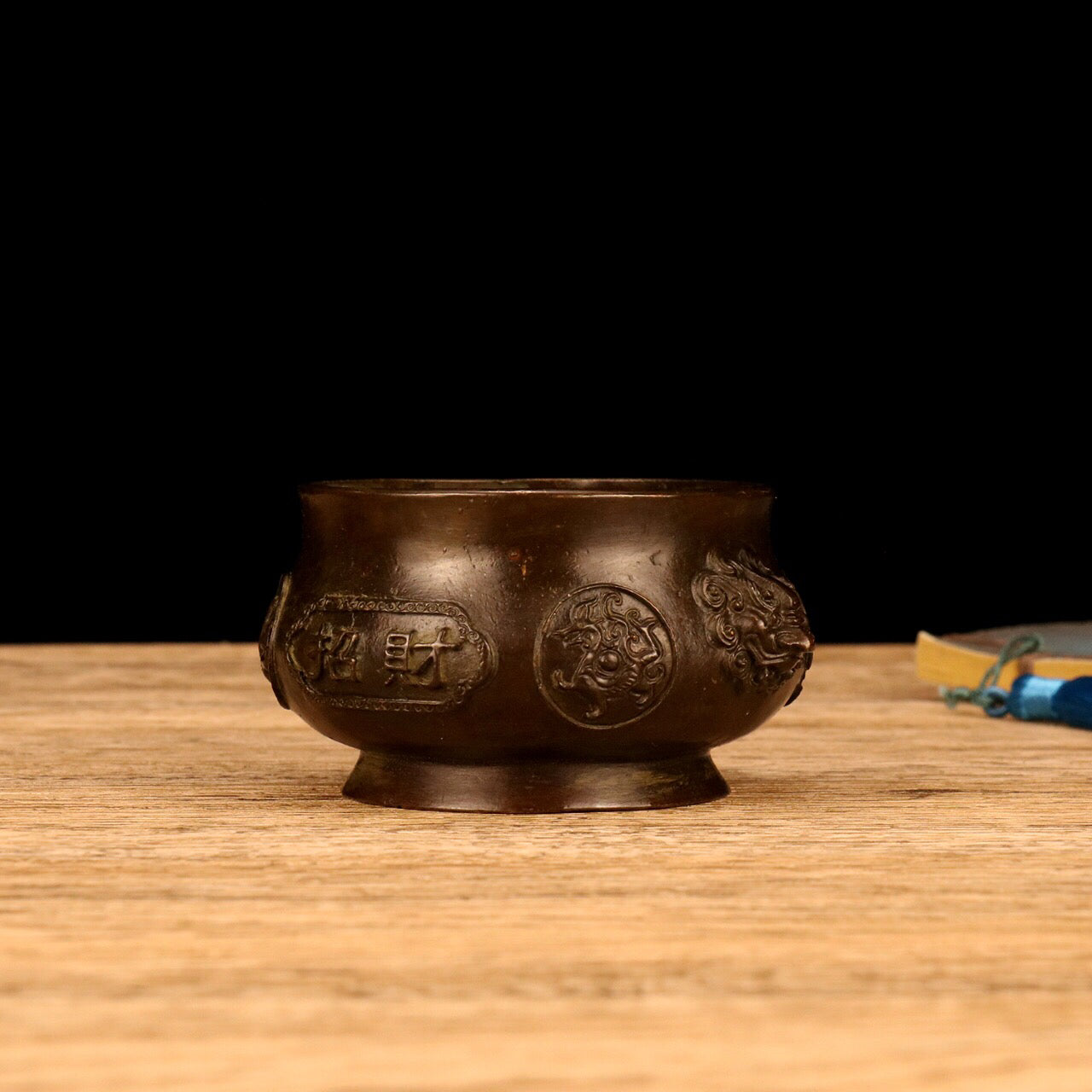 Chinese Antique Treasure Hunting Beast Ear Stove