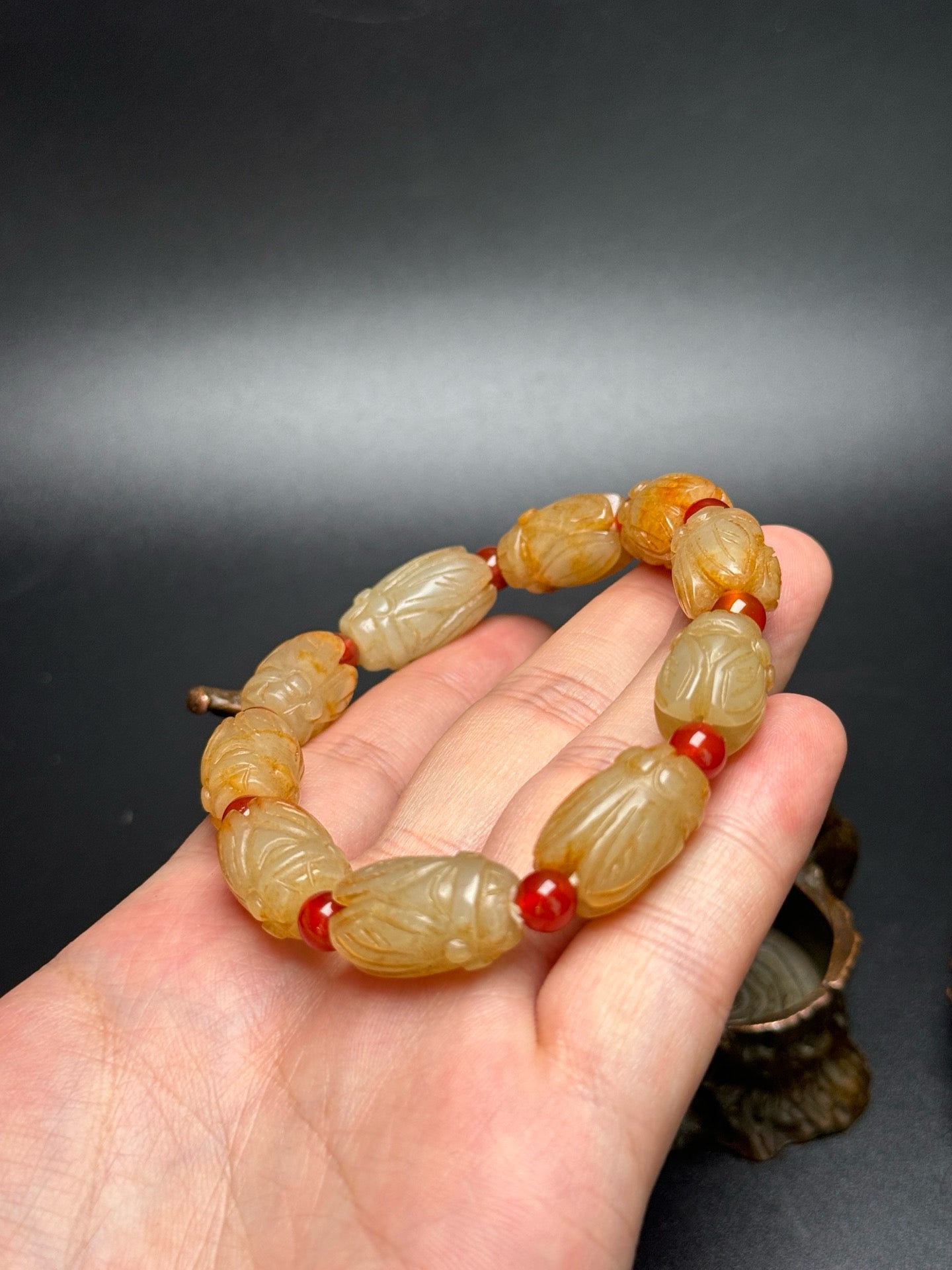 Chinese Antique and Tian Yuchan Bracelet