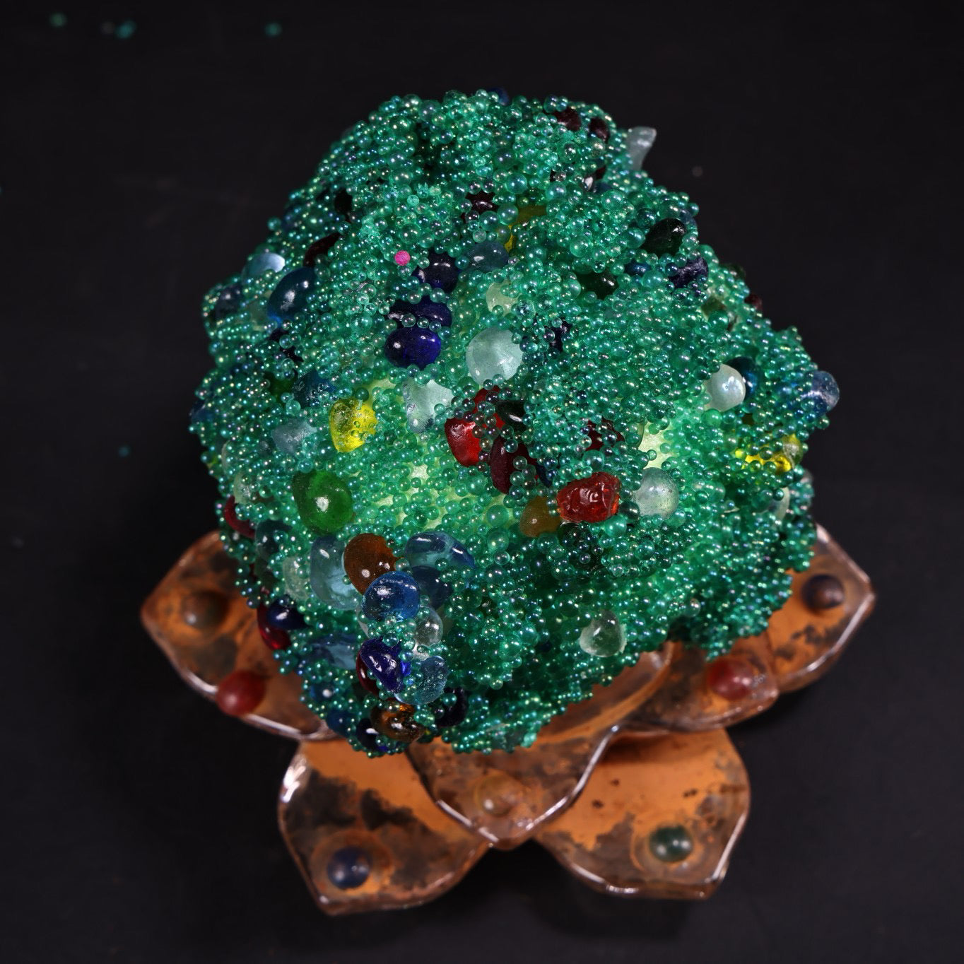 Chinese Antique Seven Colored Relics Group Relics Ball