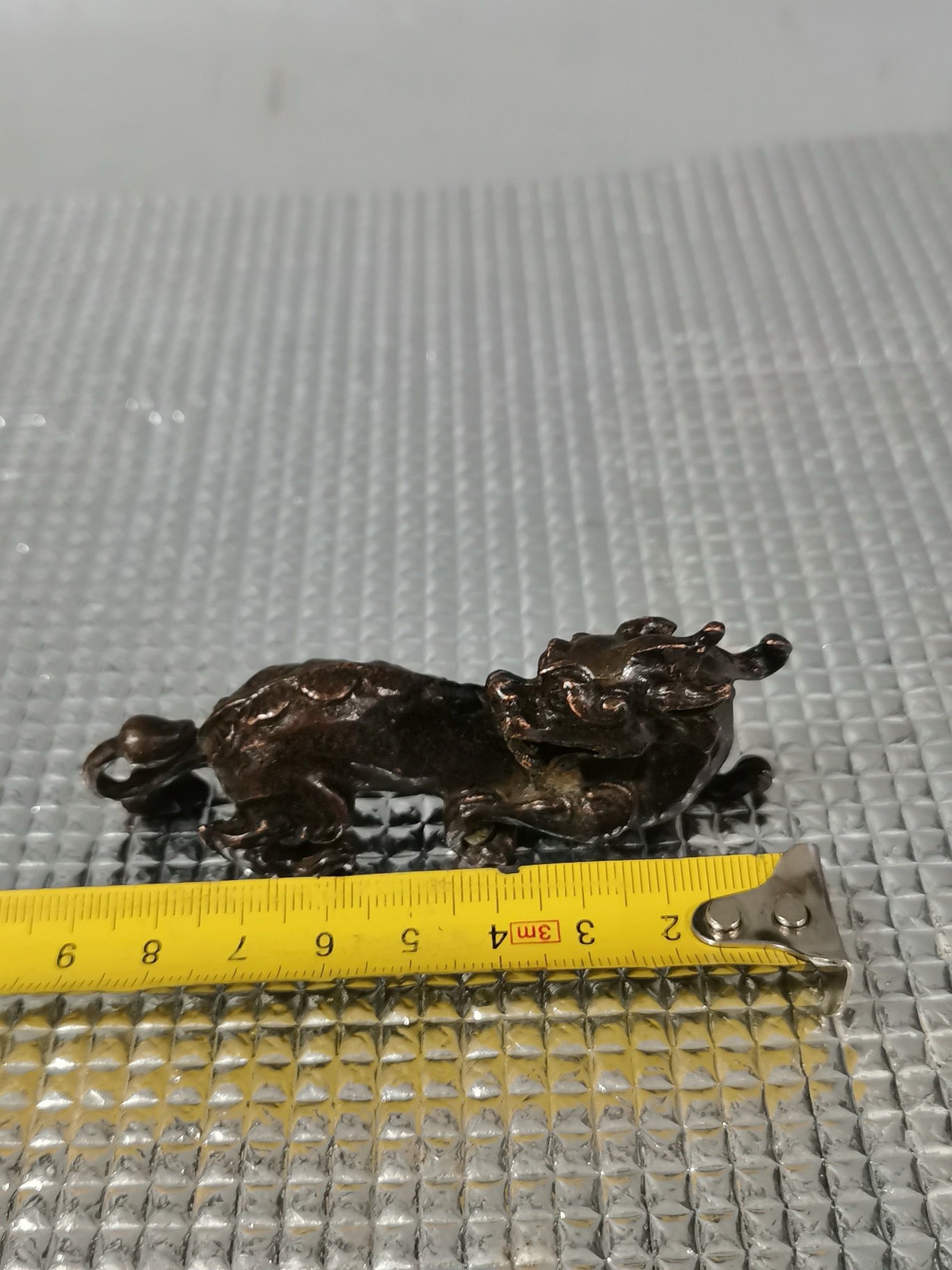 Chinese Antique Pure Copper Tea Pet Pixiu