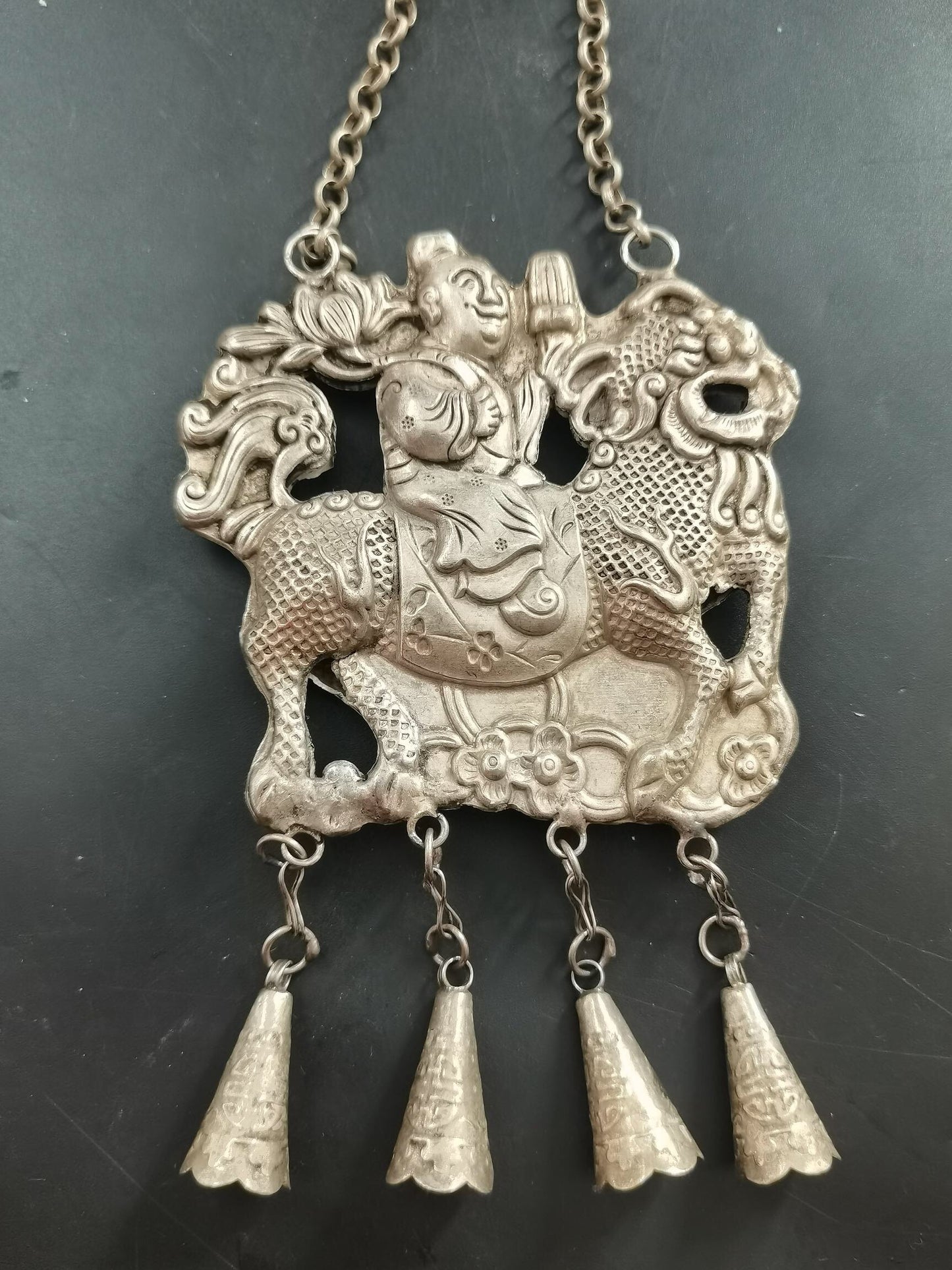Chinese Antique Silver Pendant