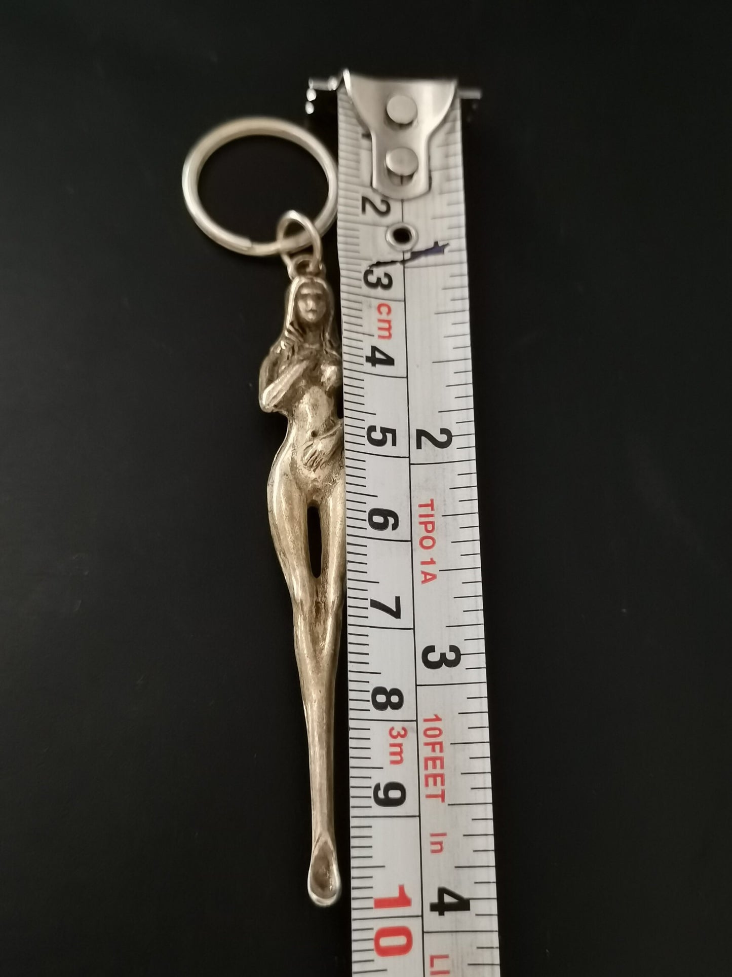 Chinese antique silver pottery ear spoons