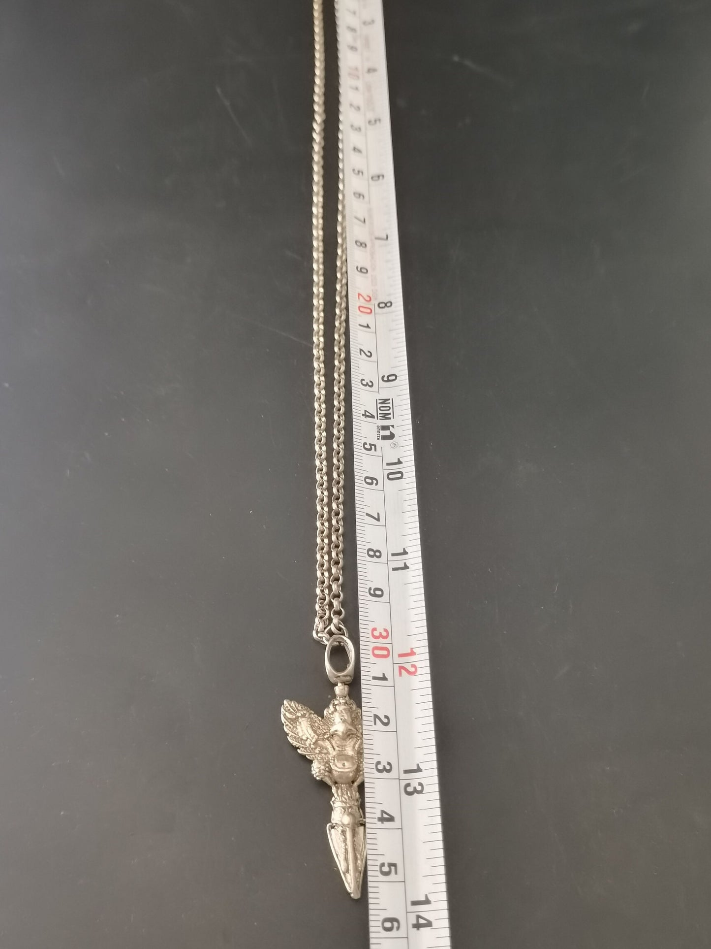 Chinese Antique Silver Pendant Necklace