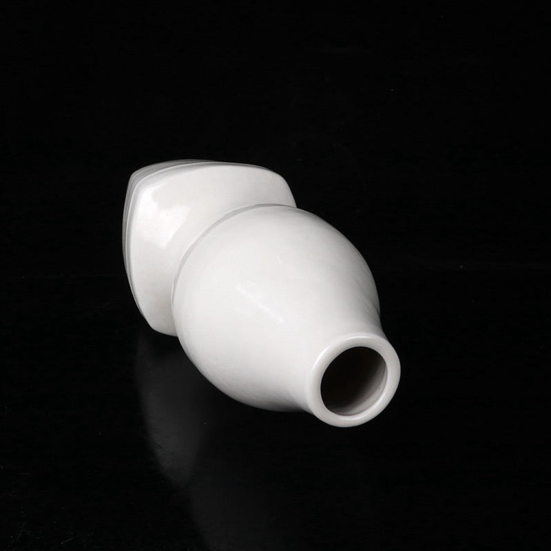 A pair of longevity peach patterned square gourd bottles