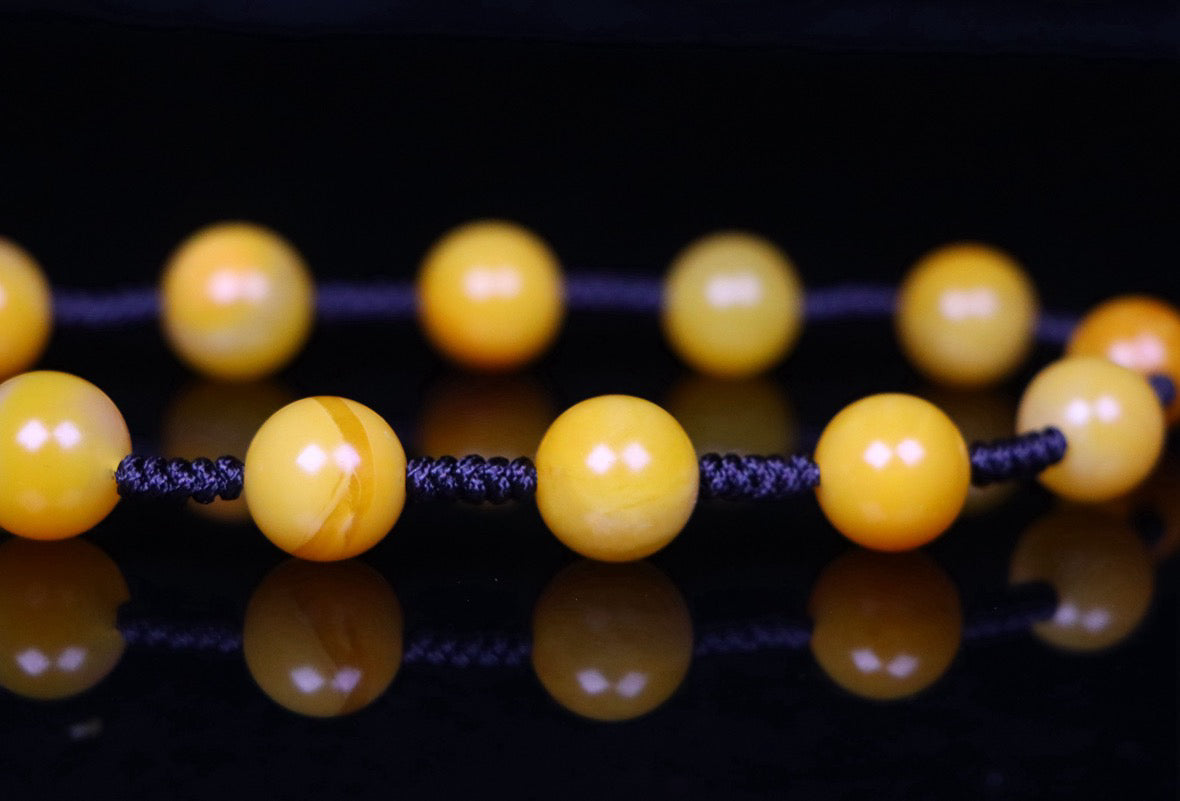 Shoushan Shitian Yellowstone Yellow Frozen Golden Yellow Necklace