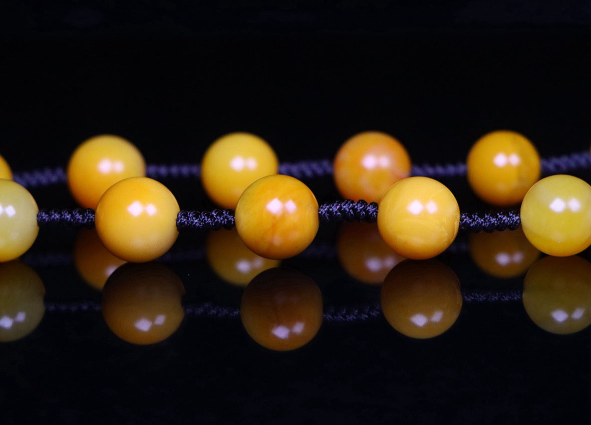 Shoushan Shitian Yellowstone Yellow Frozen Golden Yellow Necklace