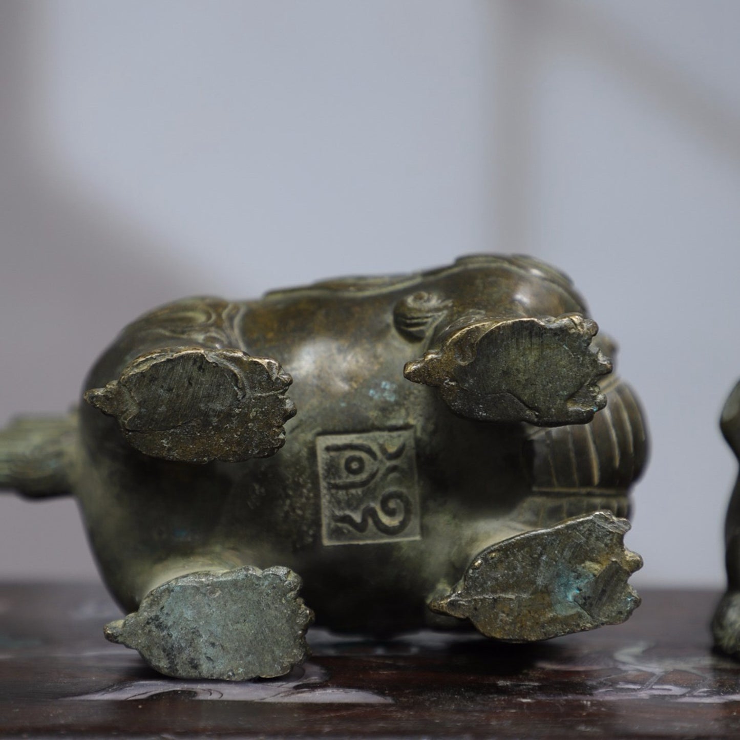 Pure copper auspicious beast incense burner