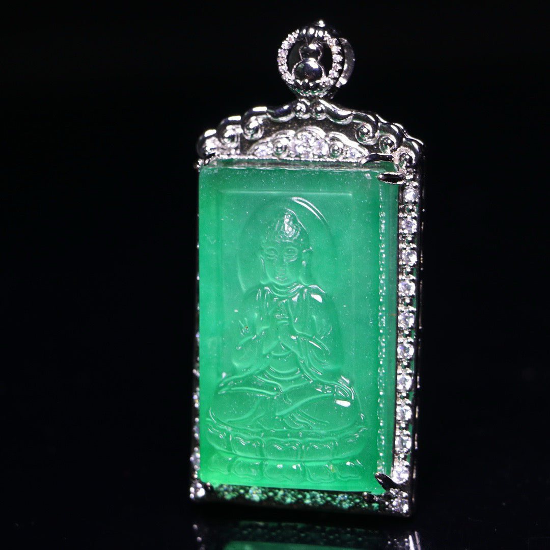 Perfect High Ice Jade Guanyin Card