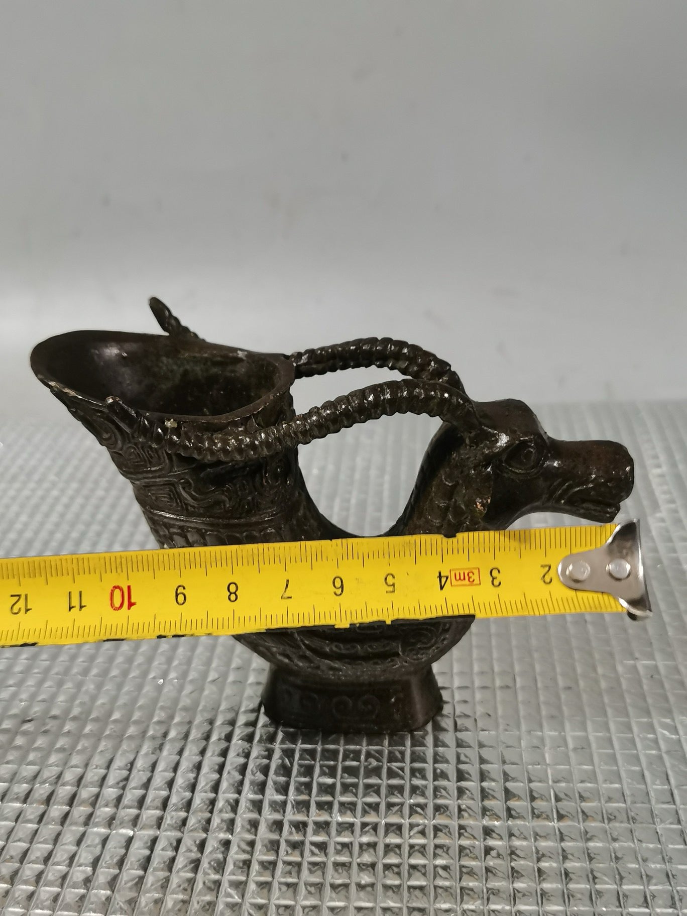 Sheep Head Wine Cup Decoration