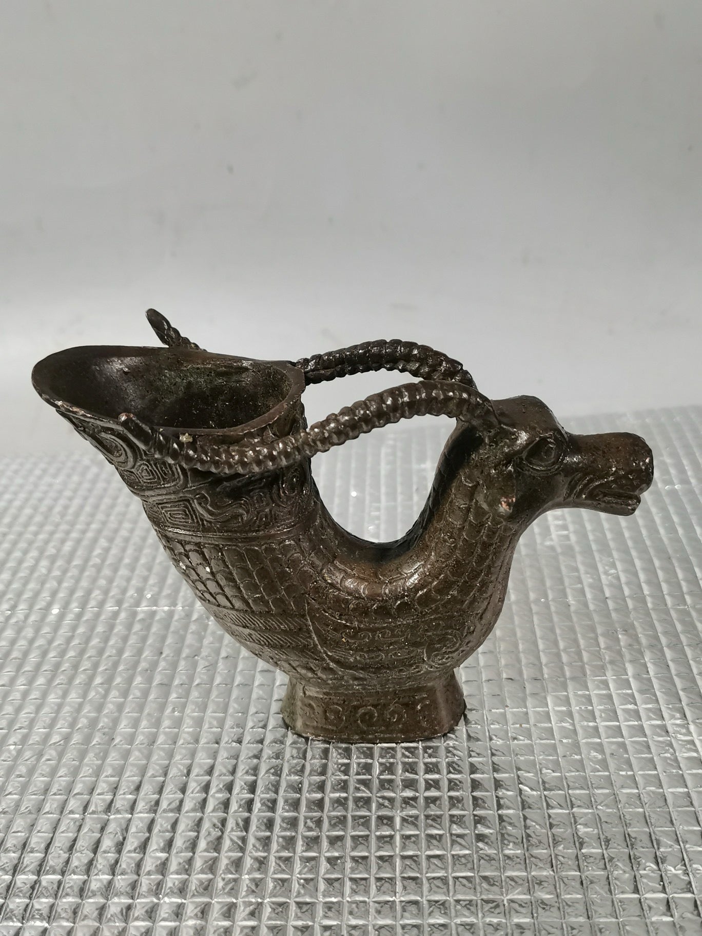 Sheep Head Wine Cup Decoration