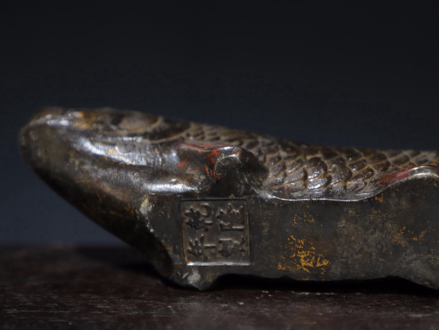 Pure copper carp ornament