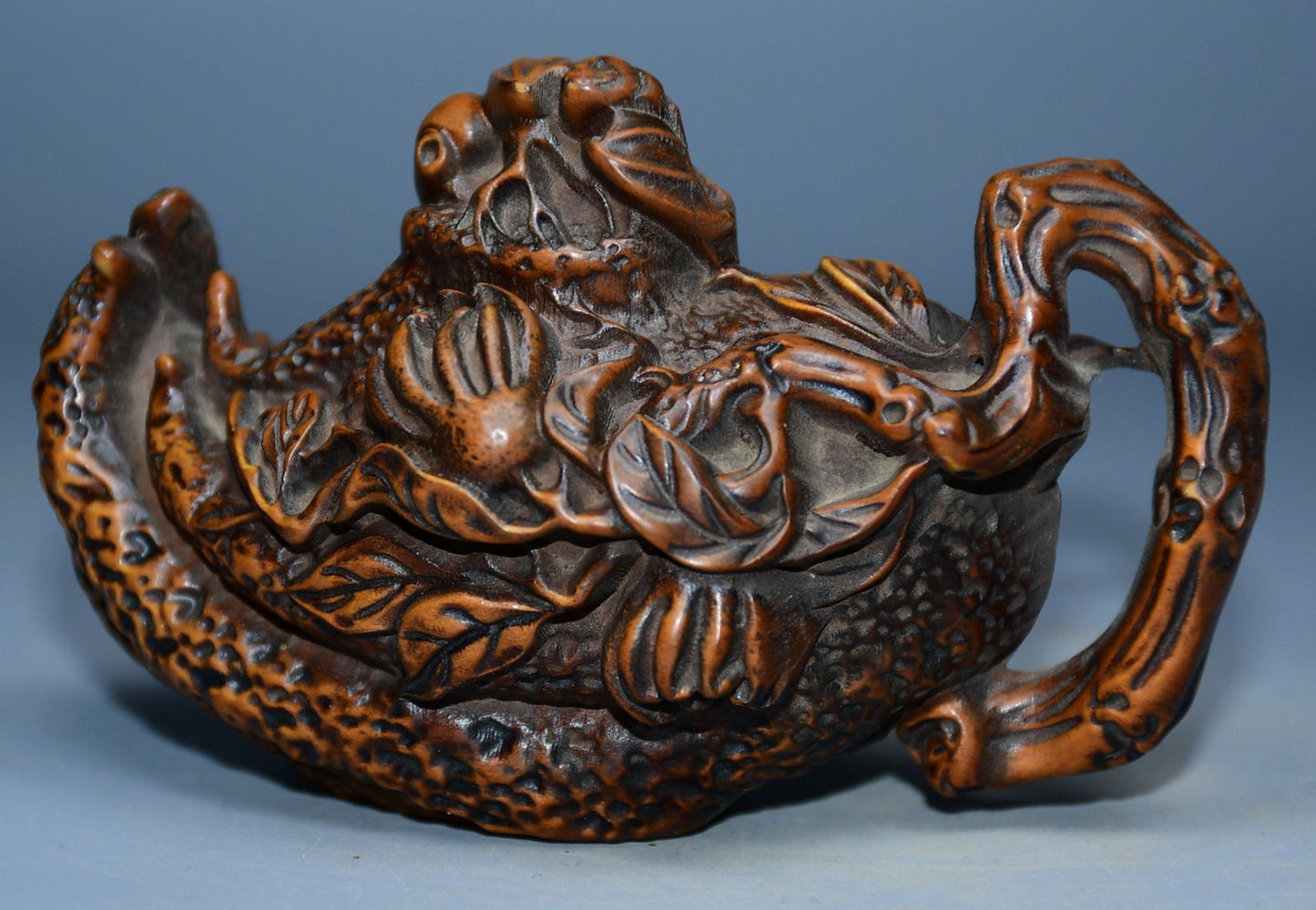Collection of boxwood carved bergamot handlebars