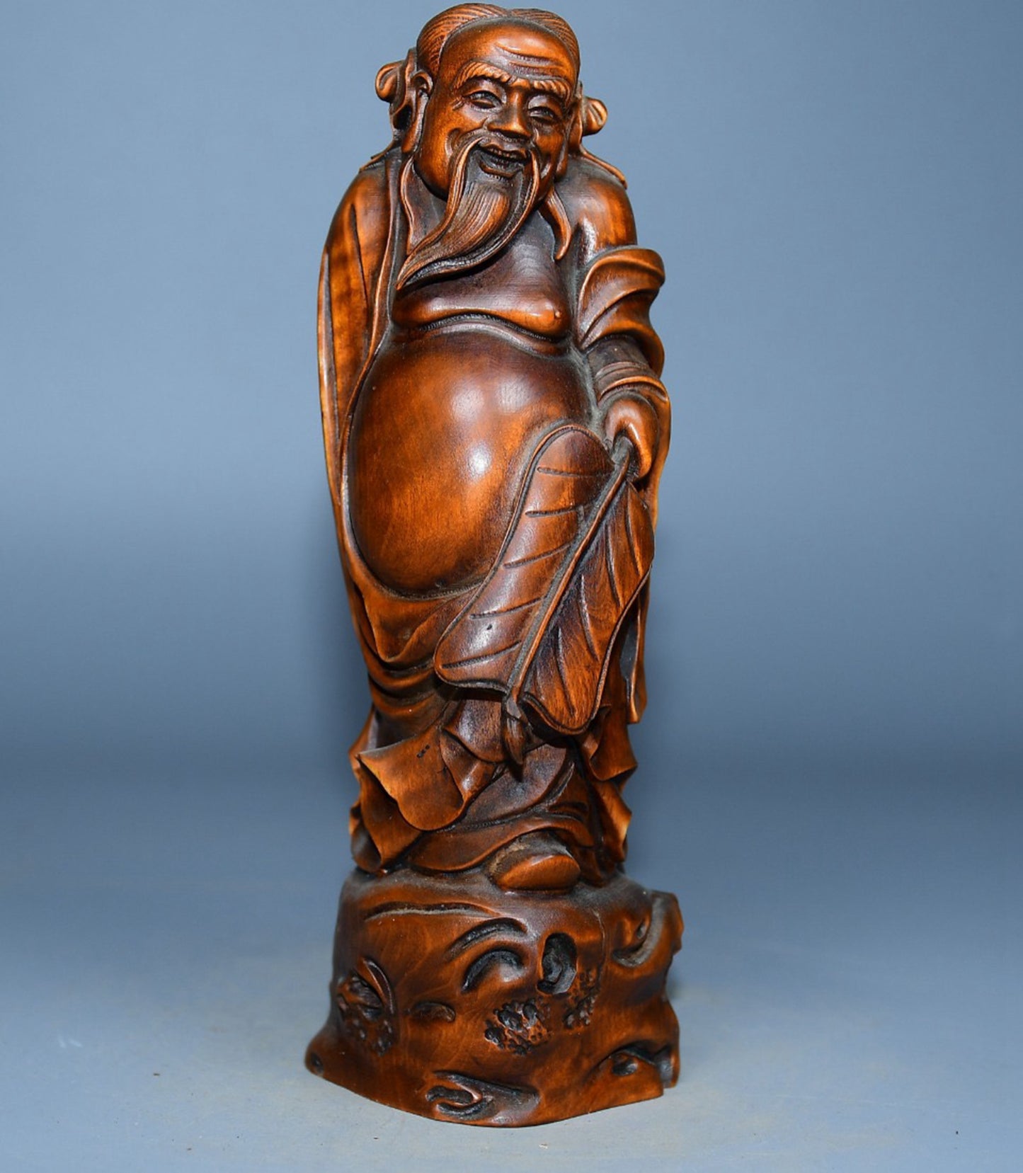 Collection of boxwood carvings of the Eight Immortals Han Zhong Li