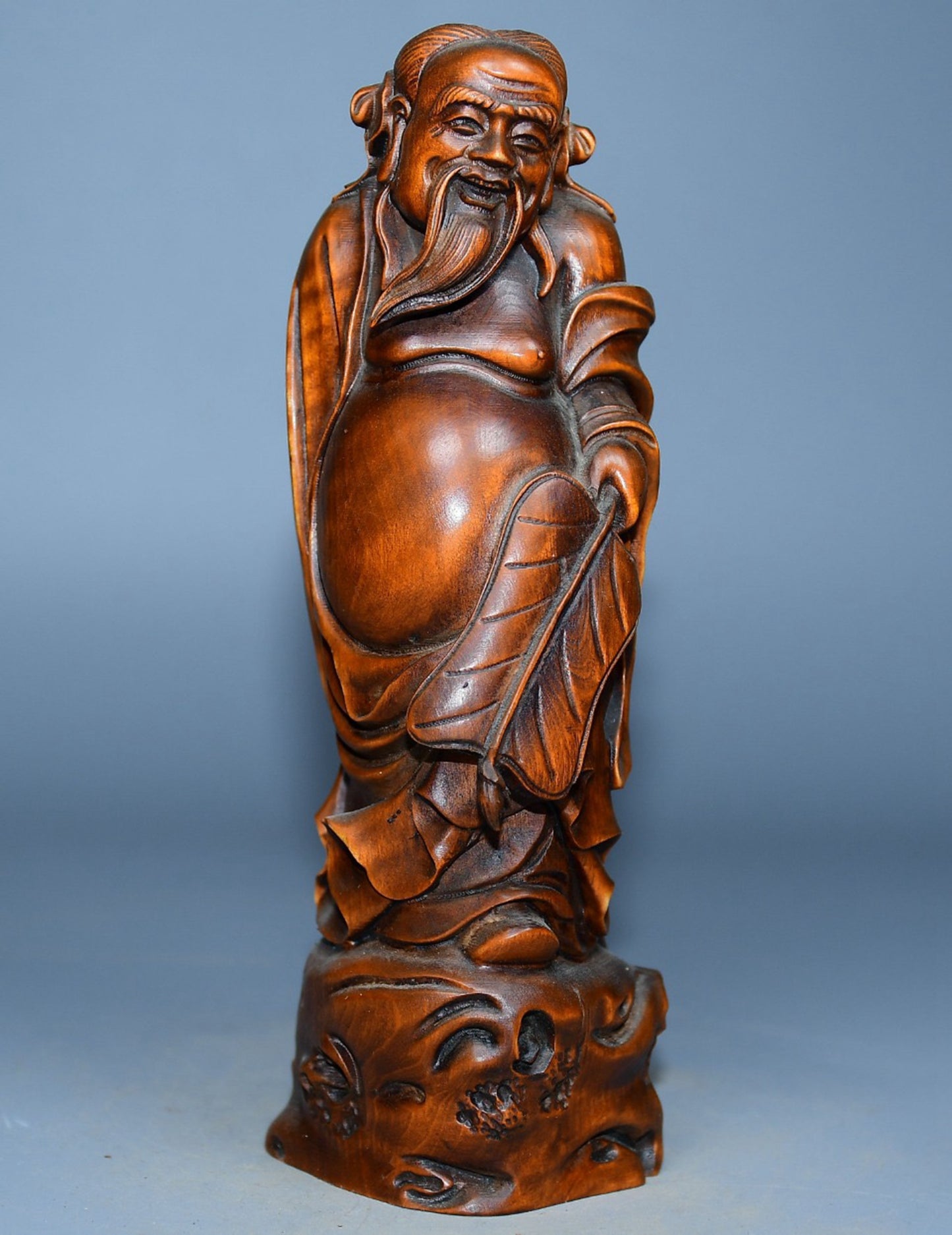 Collection of boxwood carvings of the Eight Immortals Han Zhong Li