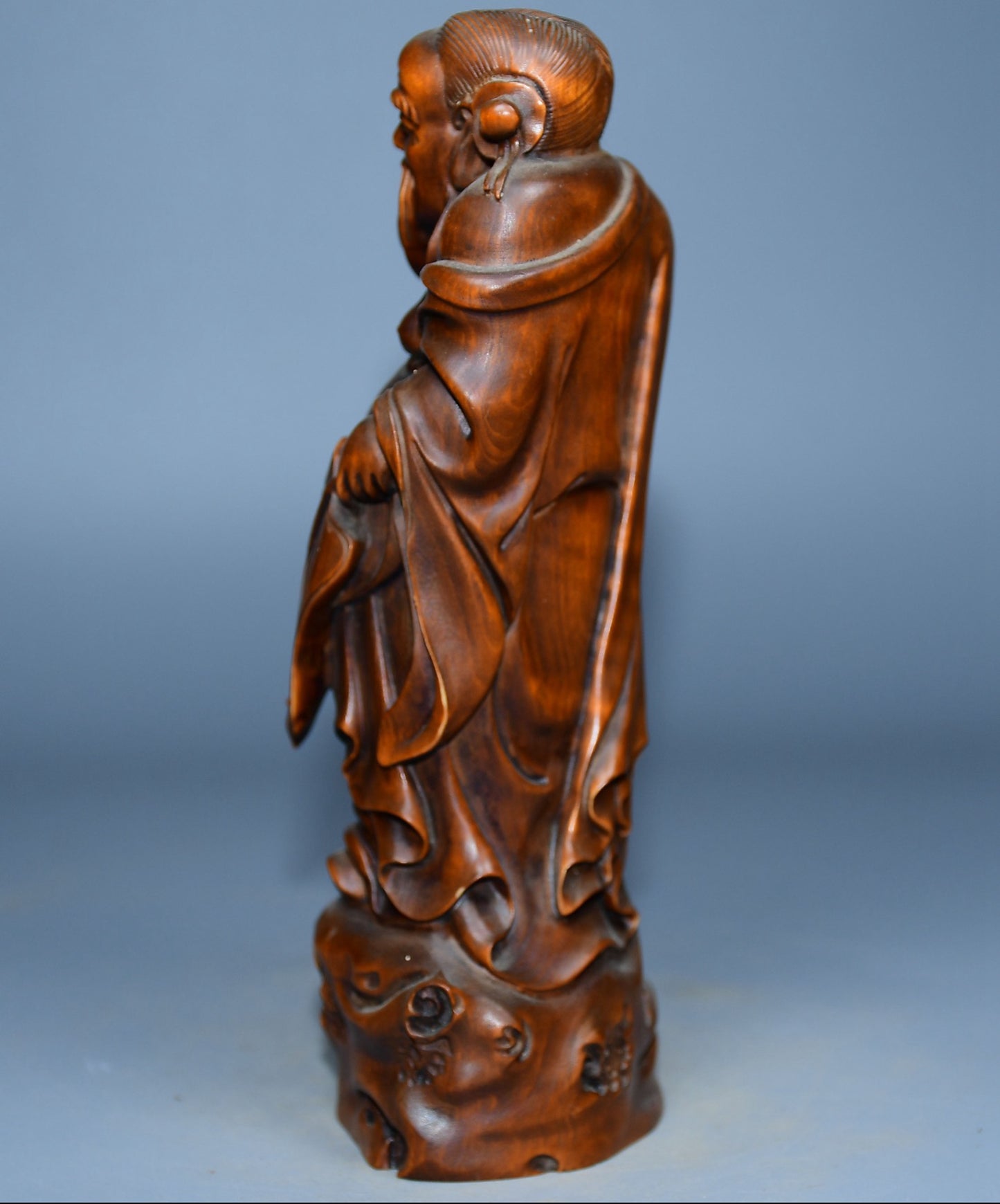Collection of boxwood carvings of the Eight Immortals Han Zhong Li