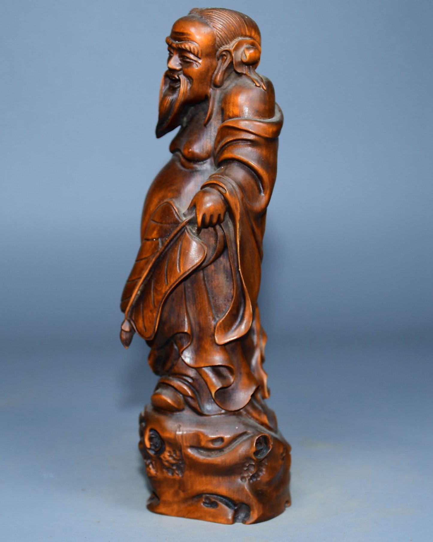 Collection of boxwood carvings of the Eight Immortals Han Zhong Li
