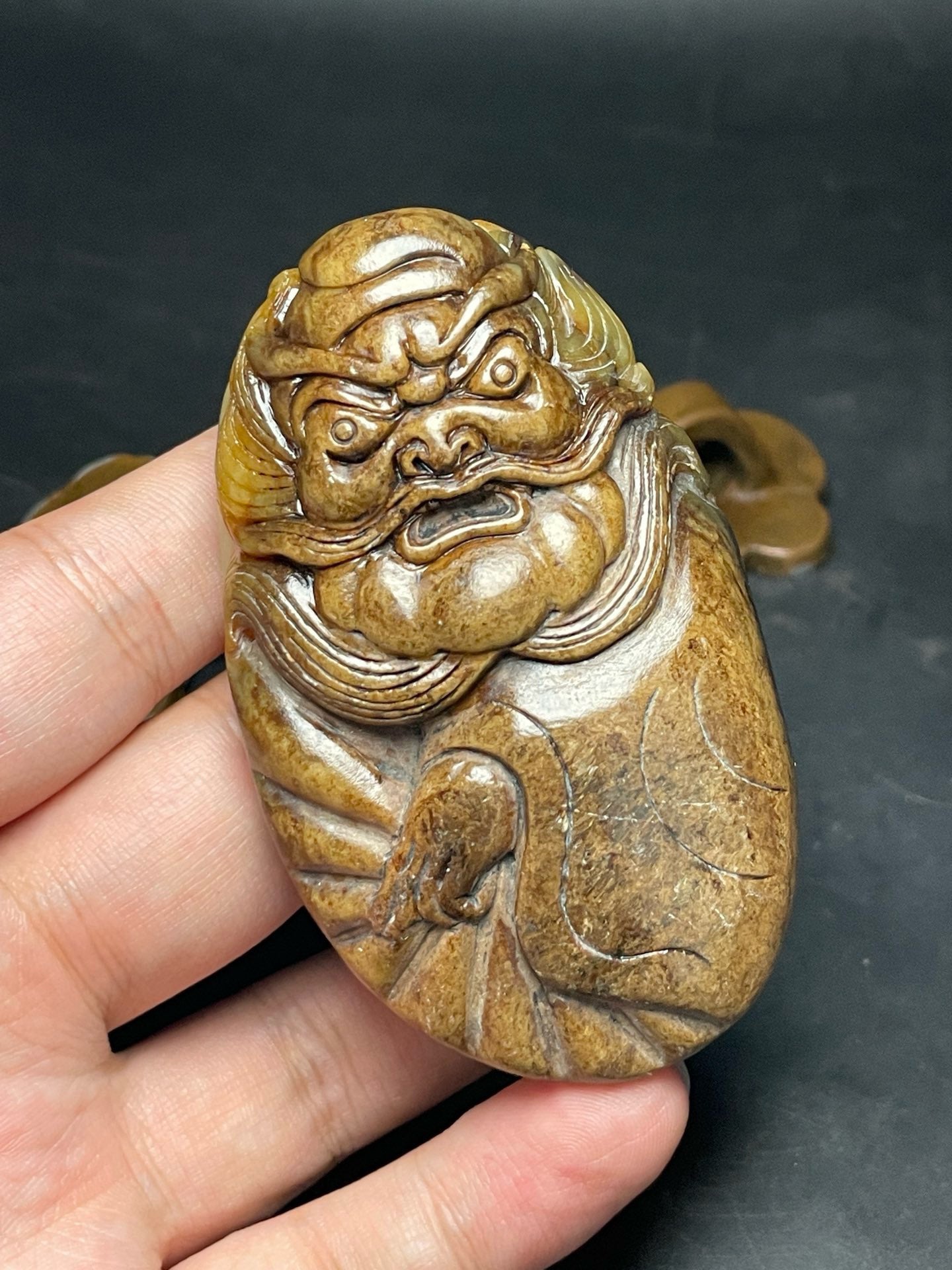 Delicate Hotan Jade Zhong Kui
