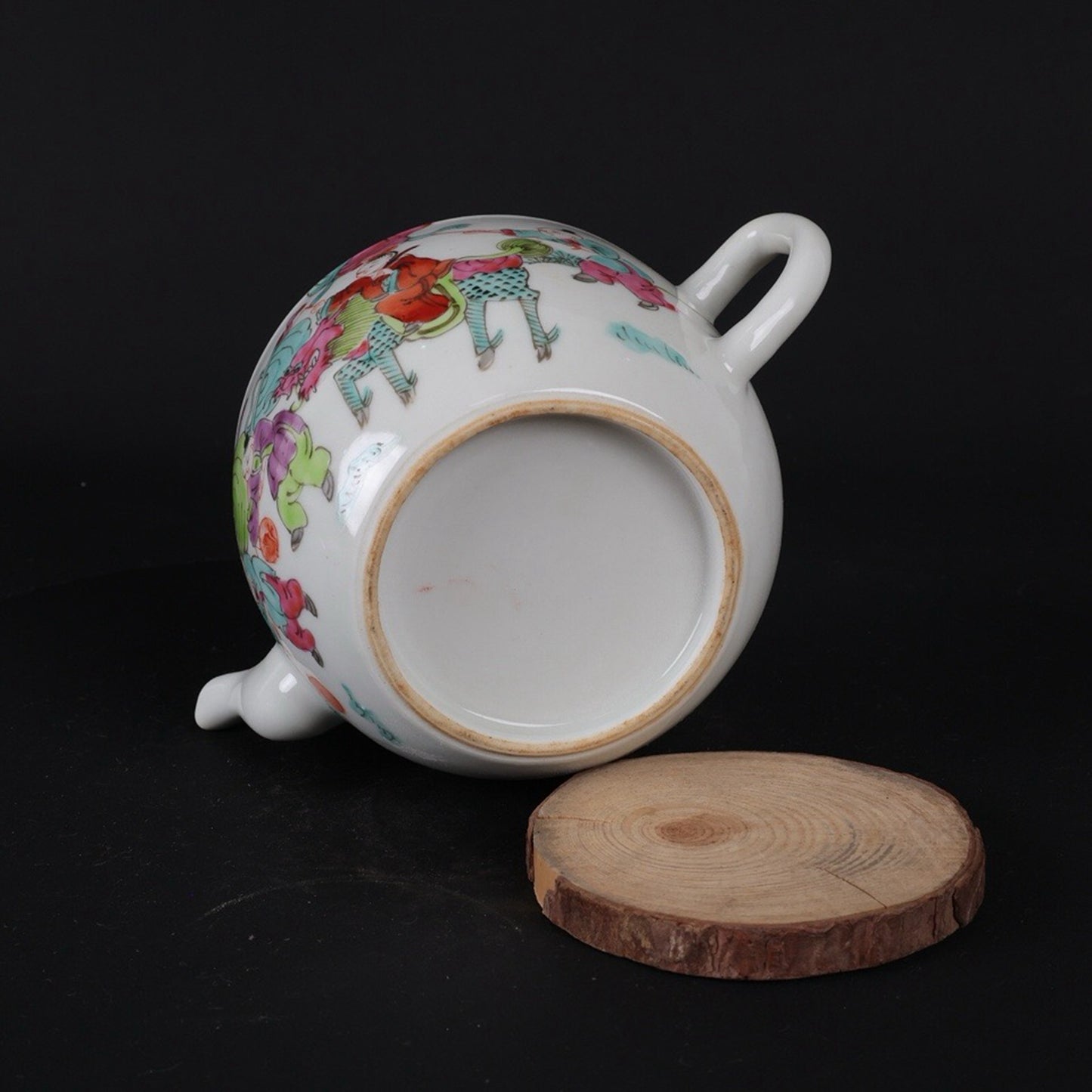 Republic of China Pink Kirin Gift Pattern Straight Peach Pot