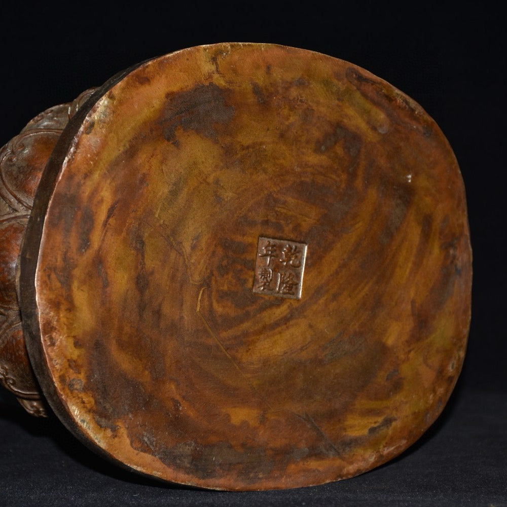 Pure copper cloisonne Guanyin ornaments