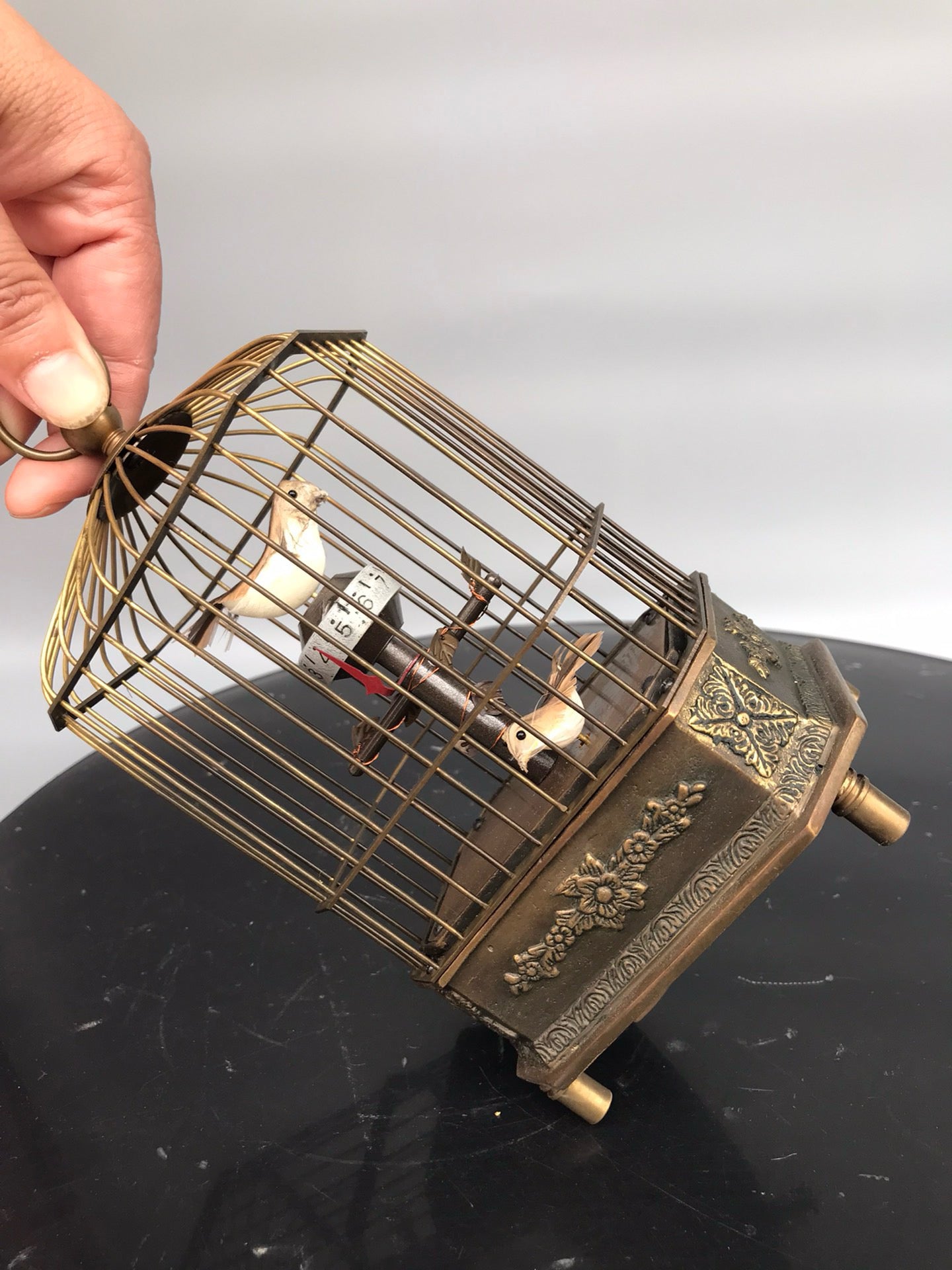 Pure copper mechanical square bird cage