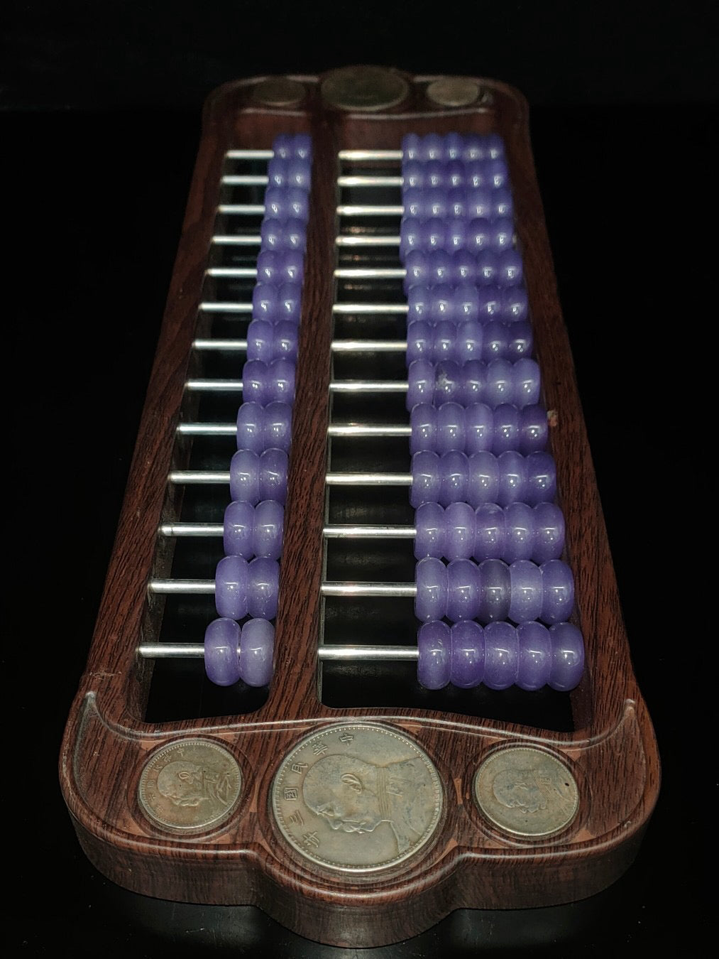 Chinese antique jade abacus