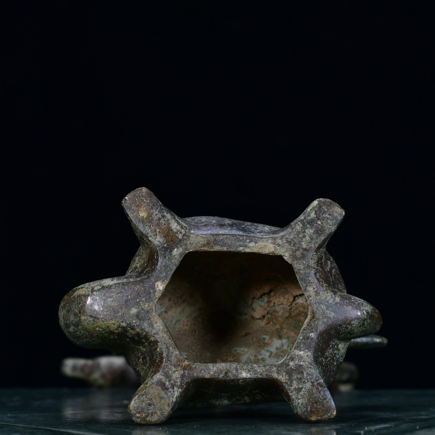 Chinese antique bronze dragon turtle ornaments