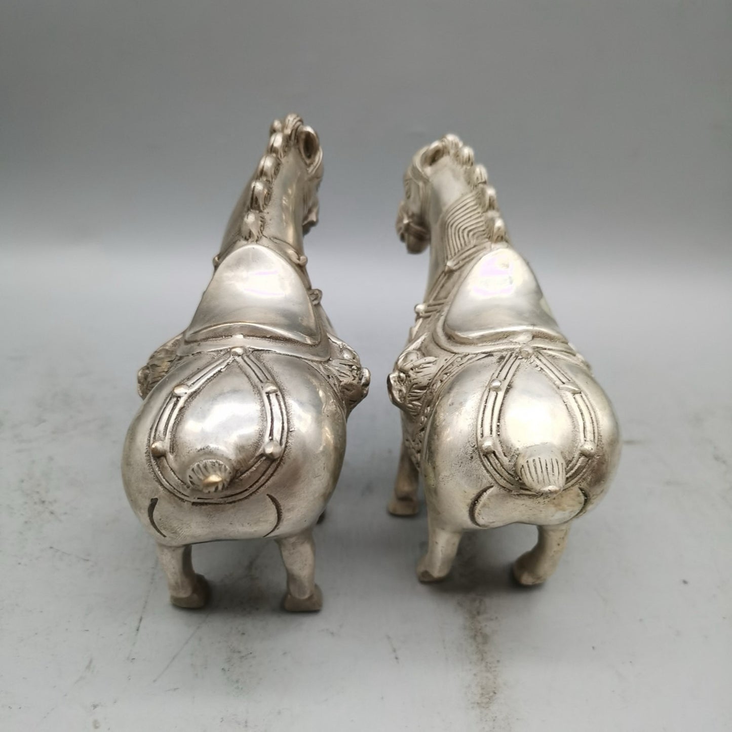 Chinese antique pure copper horse ornaments