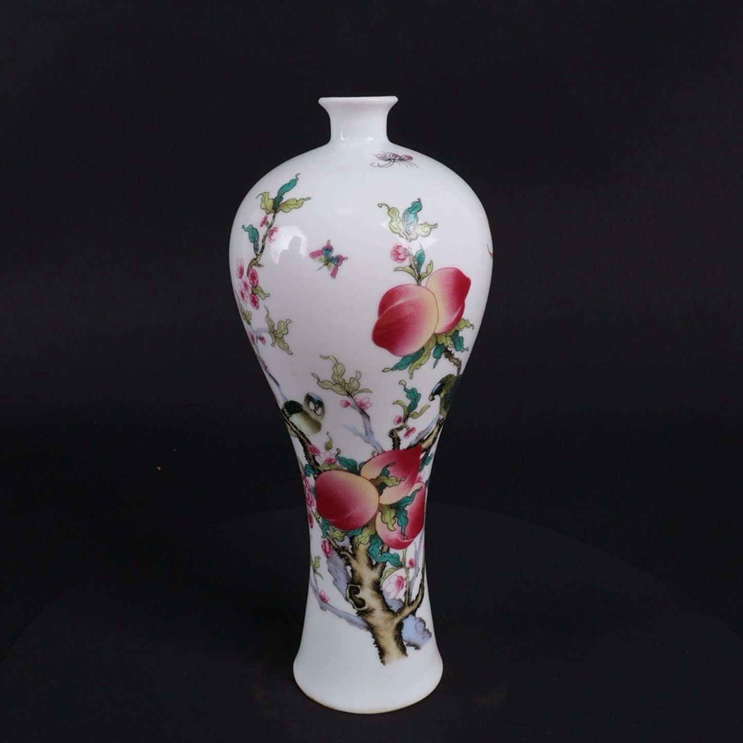 A pair of pink peaches offering longevity picture plum bottles