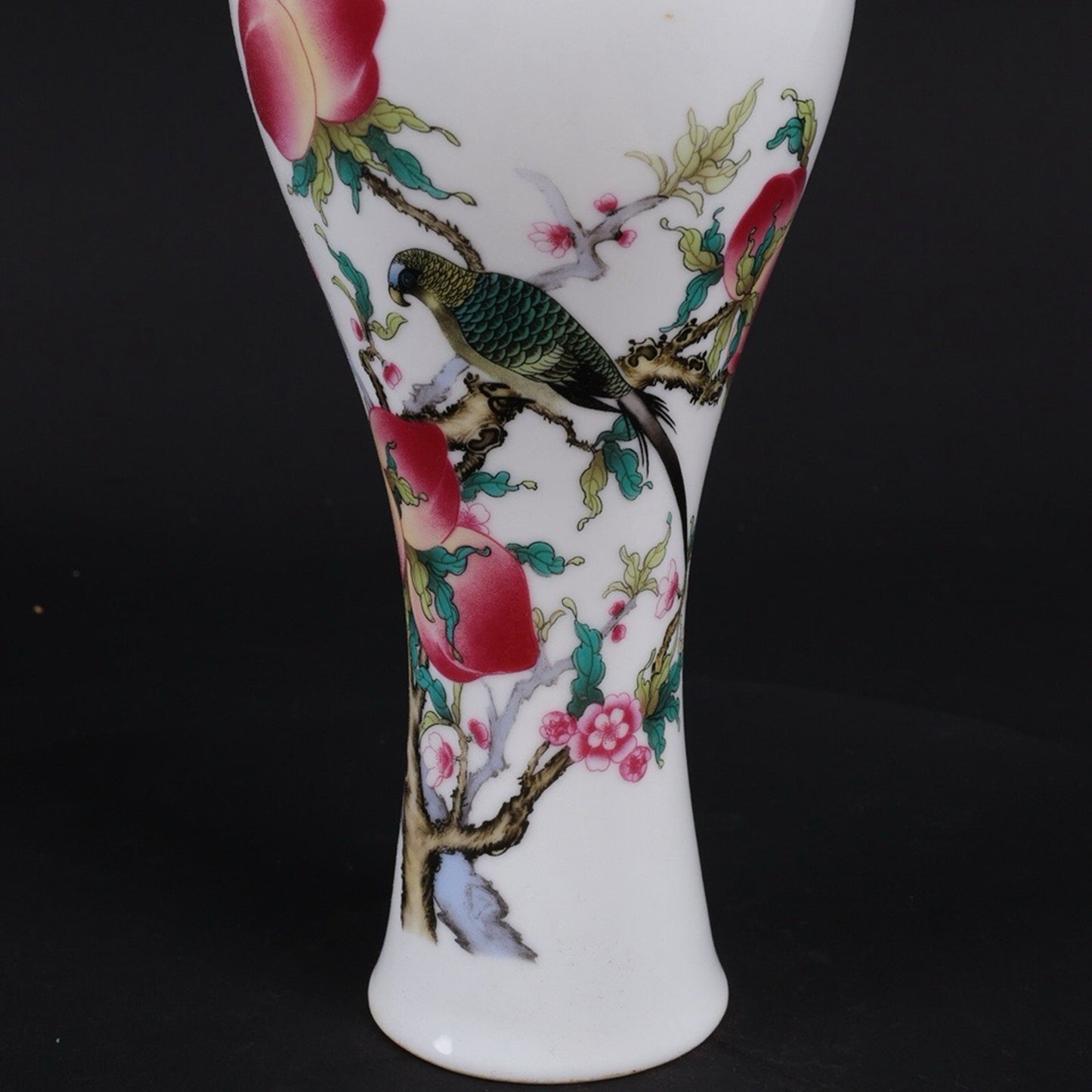 A pair of pink peaches offering longevity picture plum bottles