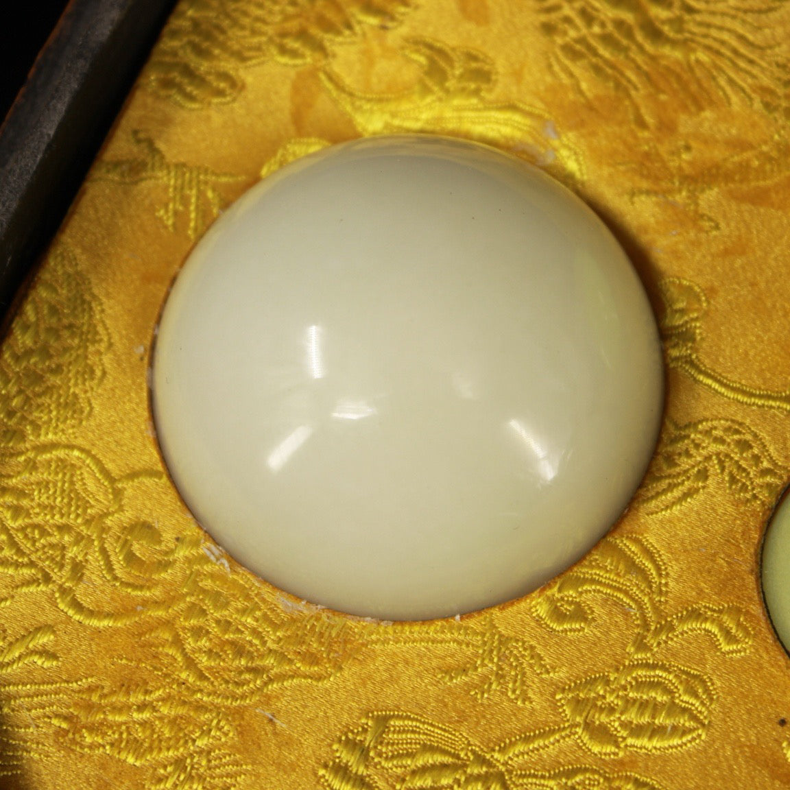 A set of Chinese antique luminous stone balls