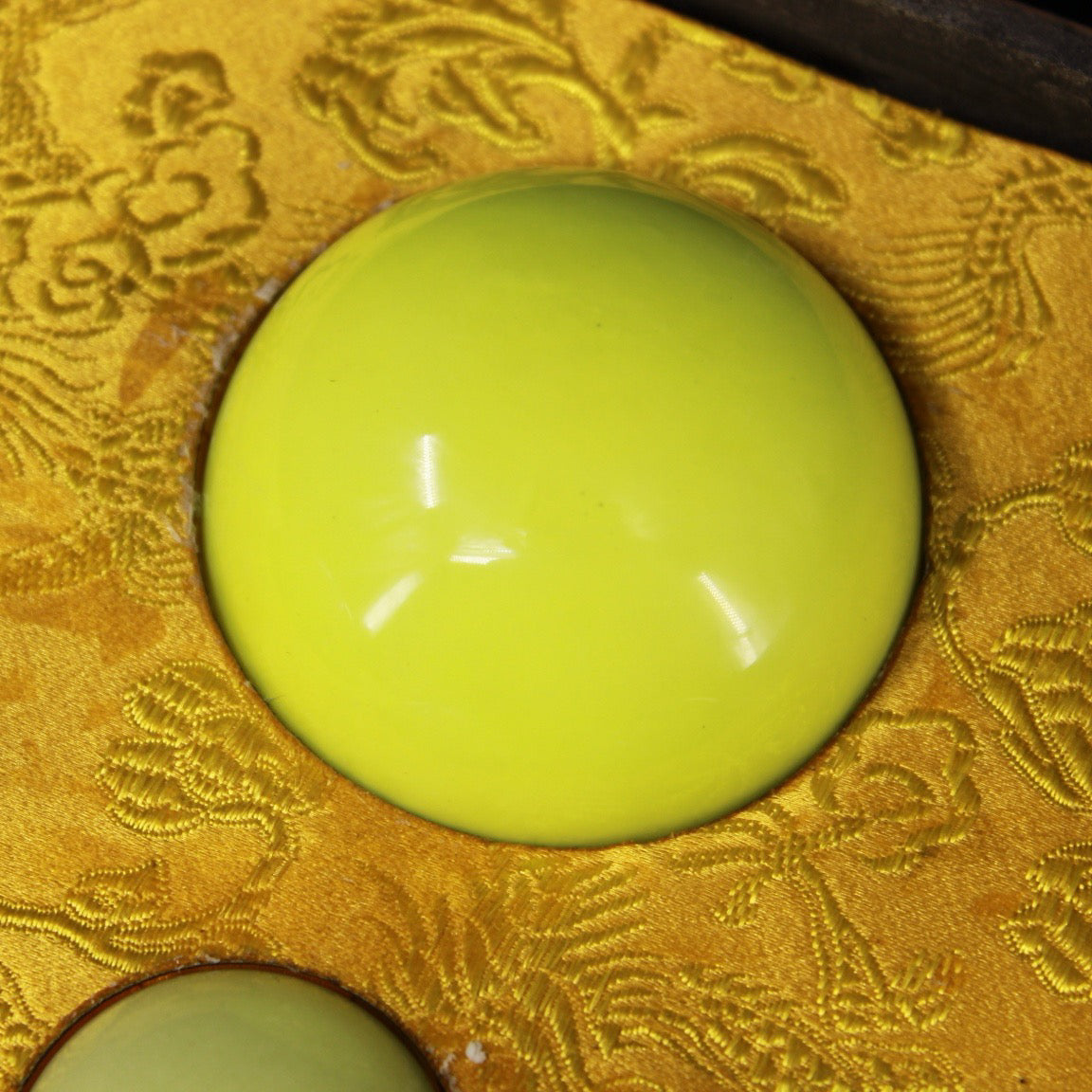 A set of Chinese antique luminous stone balls