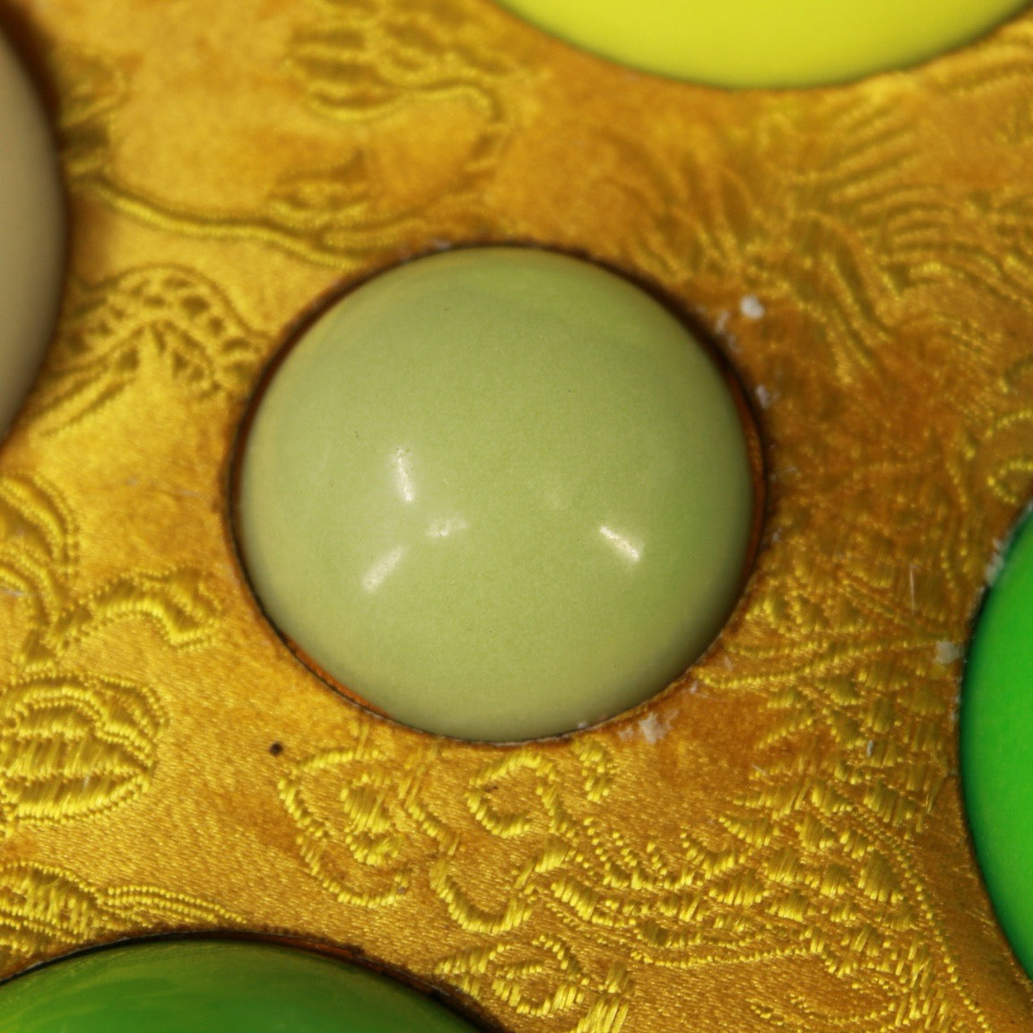 A set of Chinese antique luminous stone balls