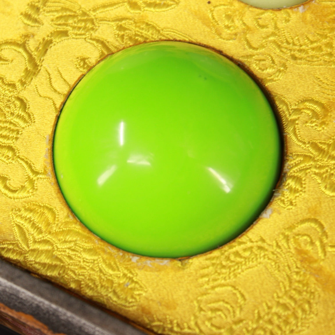 A set of Chinese antique luminous stone balls