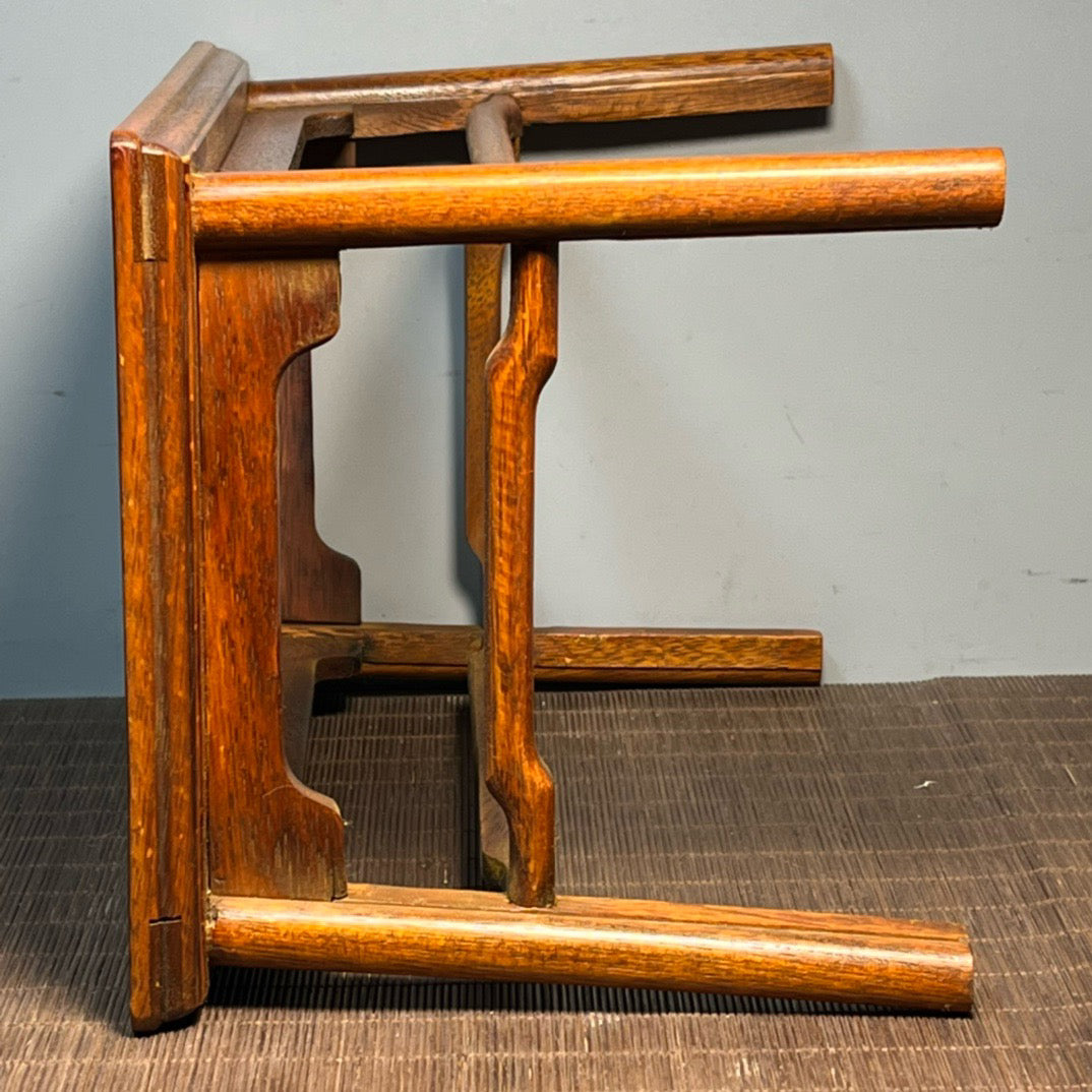 Sandalwood inlaid shell carved small table