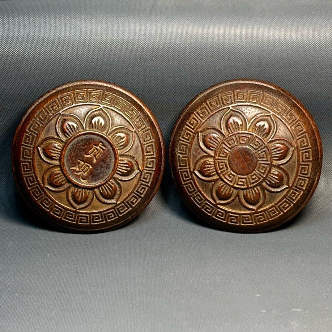 Sandalwood carved ink box