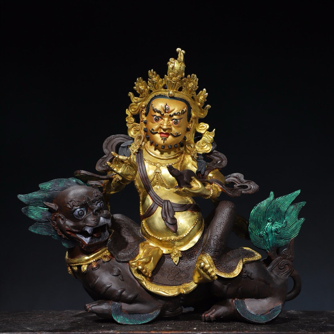 Chinese antique pure copper Buddha statue