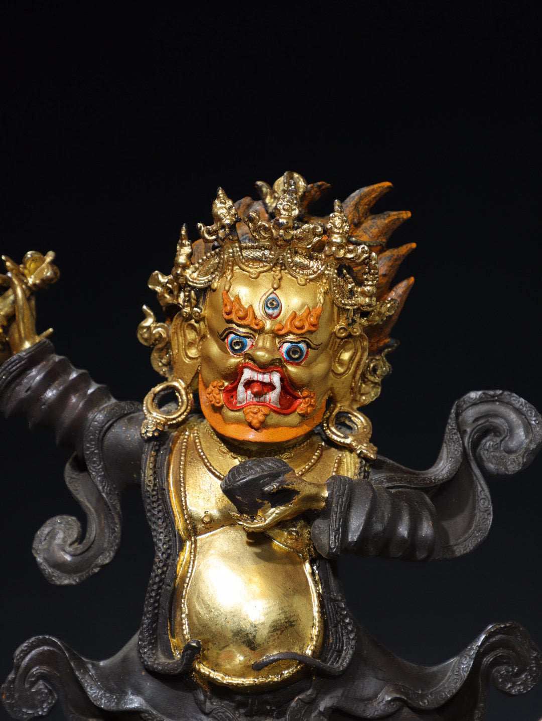 Chinese antique pure copper Buddha statue