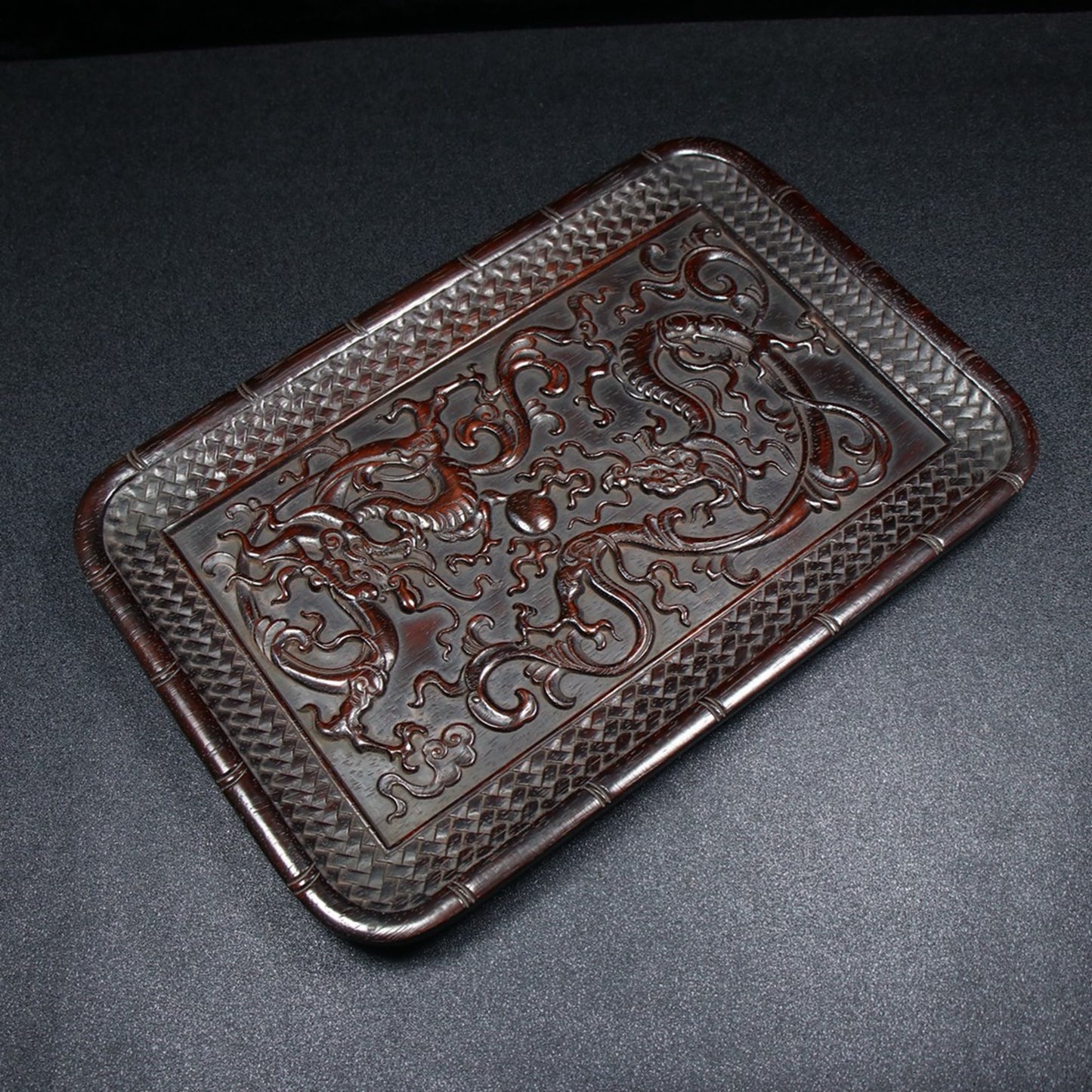 Chinese antique sour branch wooden plate