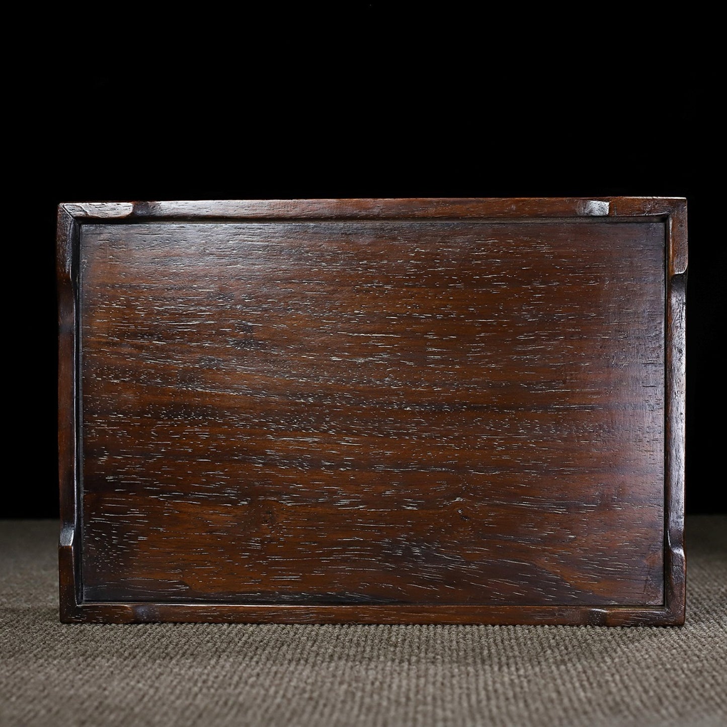 Chinese antique rosewood tea plate
